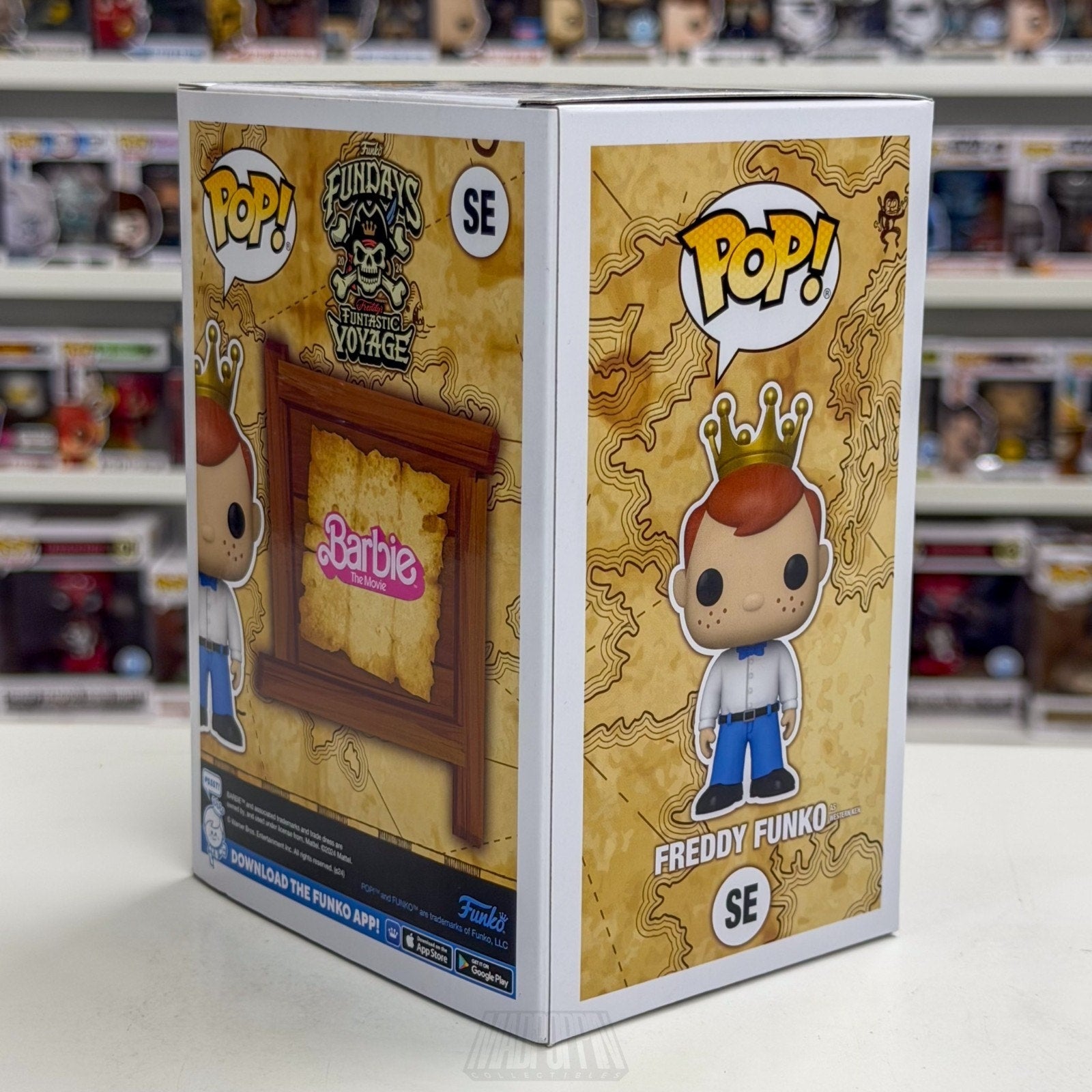 Funko Pop Fundays Funtastic Voyage Freddy as Western Ken SE Barbie Vinyl Figure