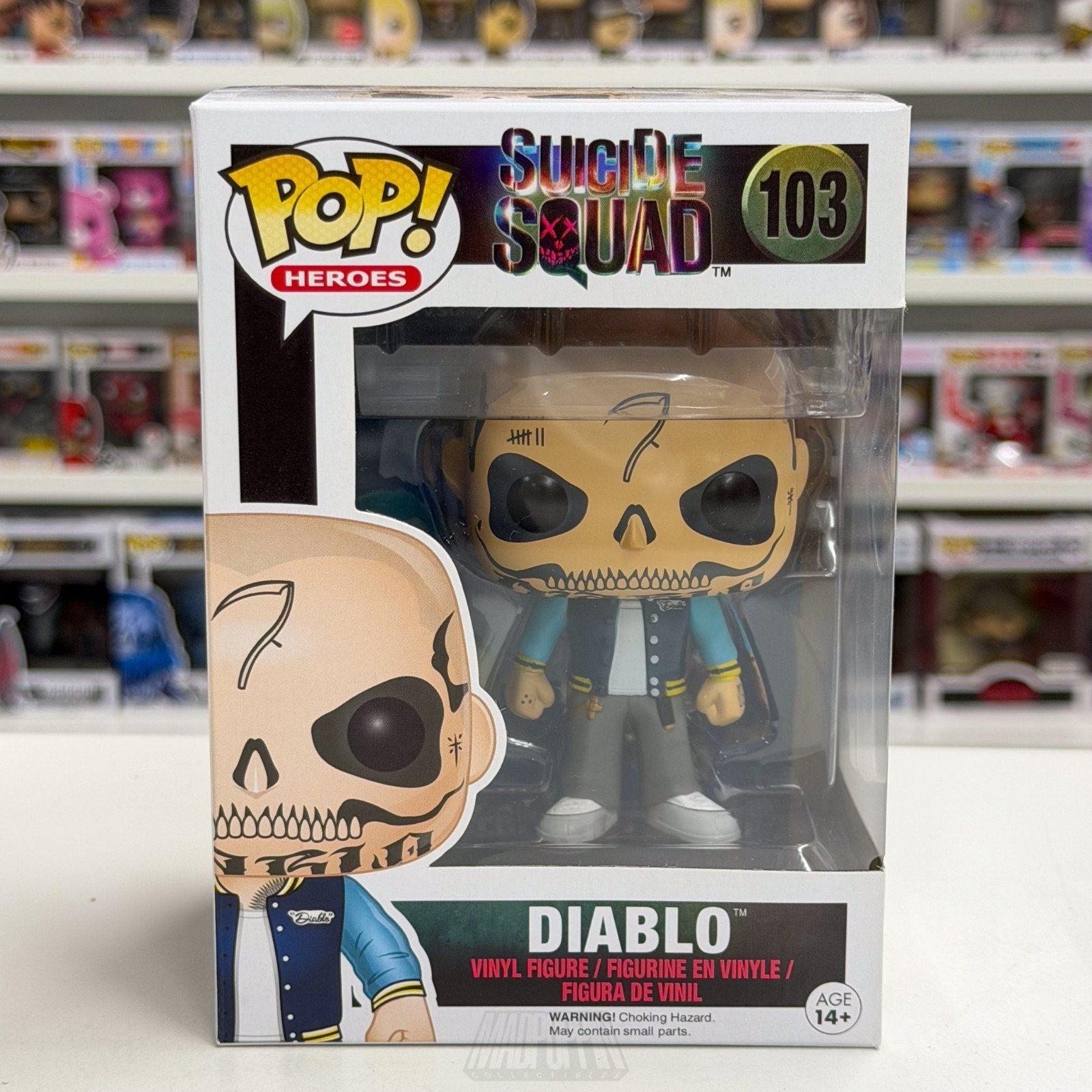 Funko Pop DC Super Heroes Suicide Squad El Diablo 103 Fire Devil Vinyl Figure