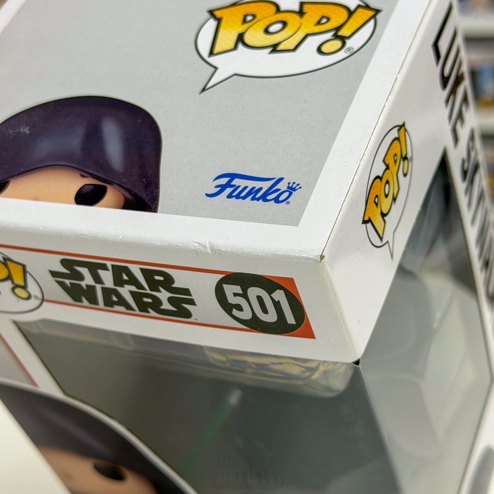 Funko Pop Star Wars Luke Skywalker Glow Entertainment Earth 501 Toy Vinyl Figure