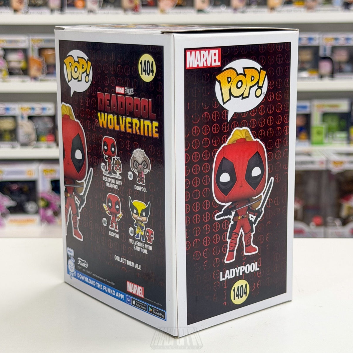 Funko Pop Marvel Deadpool & Wolverine Ladypool 1404 MCU Movie Toy Vinyl Figure