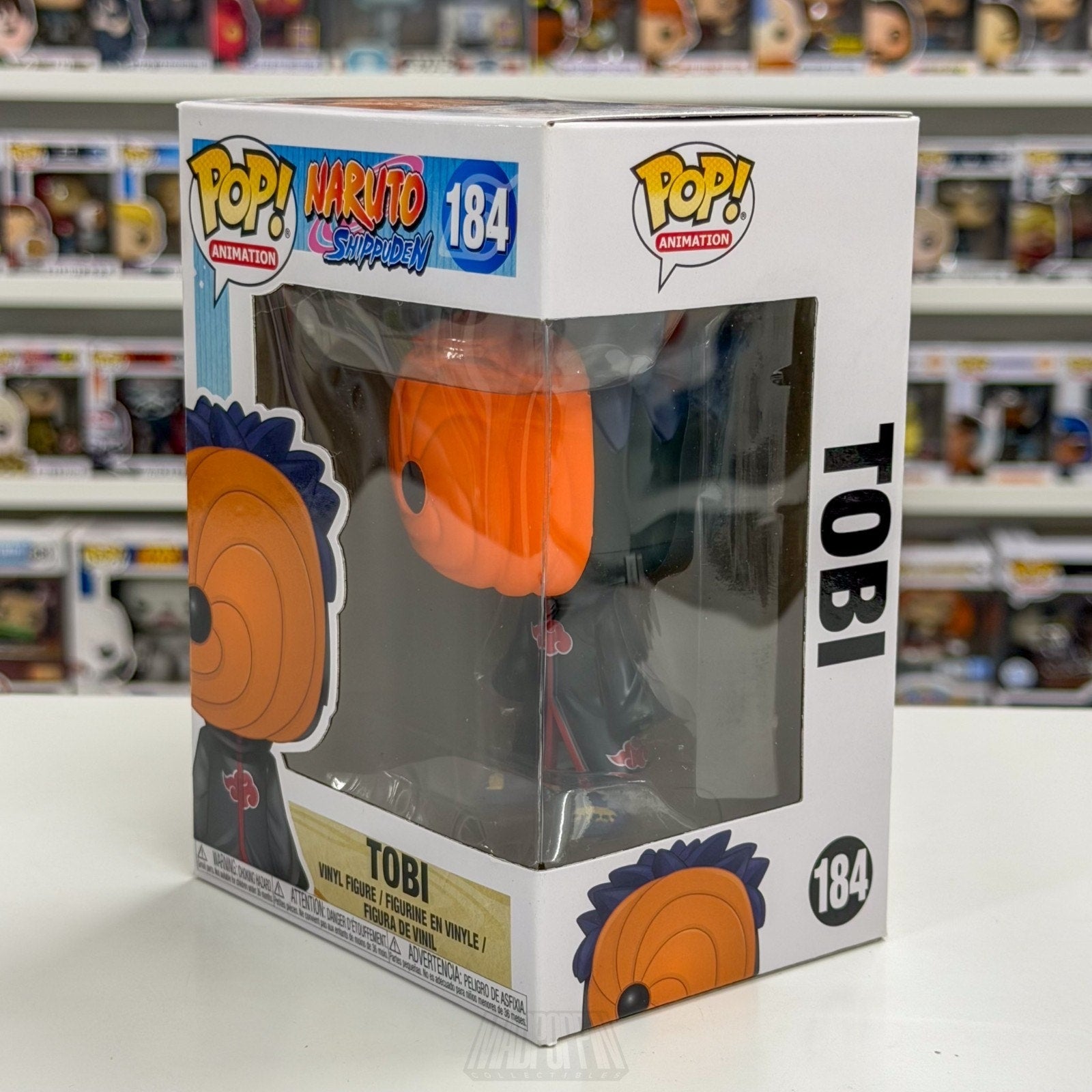 Funko Pop Anime Naruto Tobi Obito Uchiha 184 Japanese Manga Toy Vinyl Figure