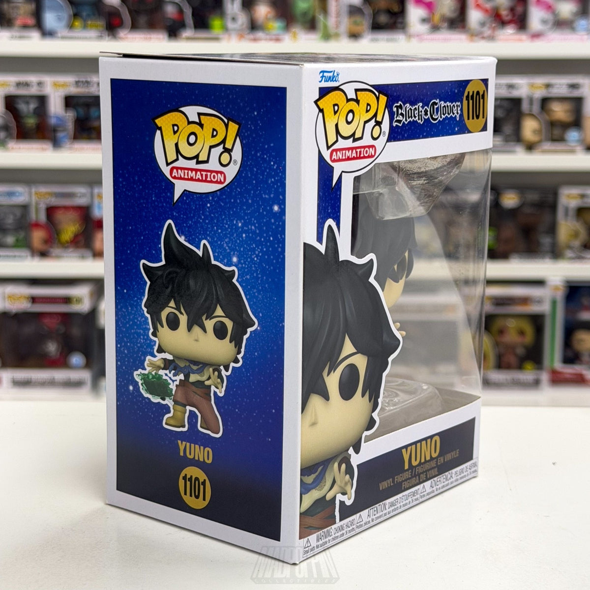 Funko Pop Anime Black Clover Yuno 1101 Orphan Japanese Manga Toy Vinyl Figure