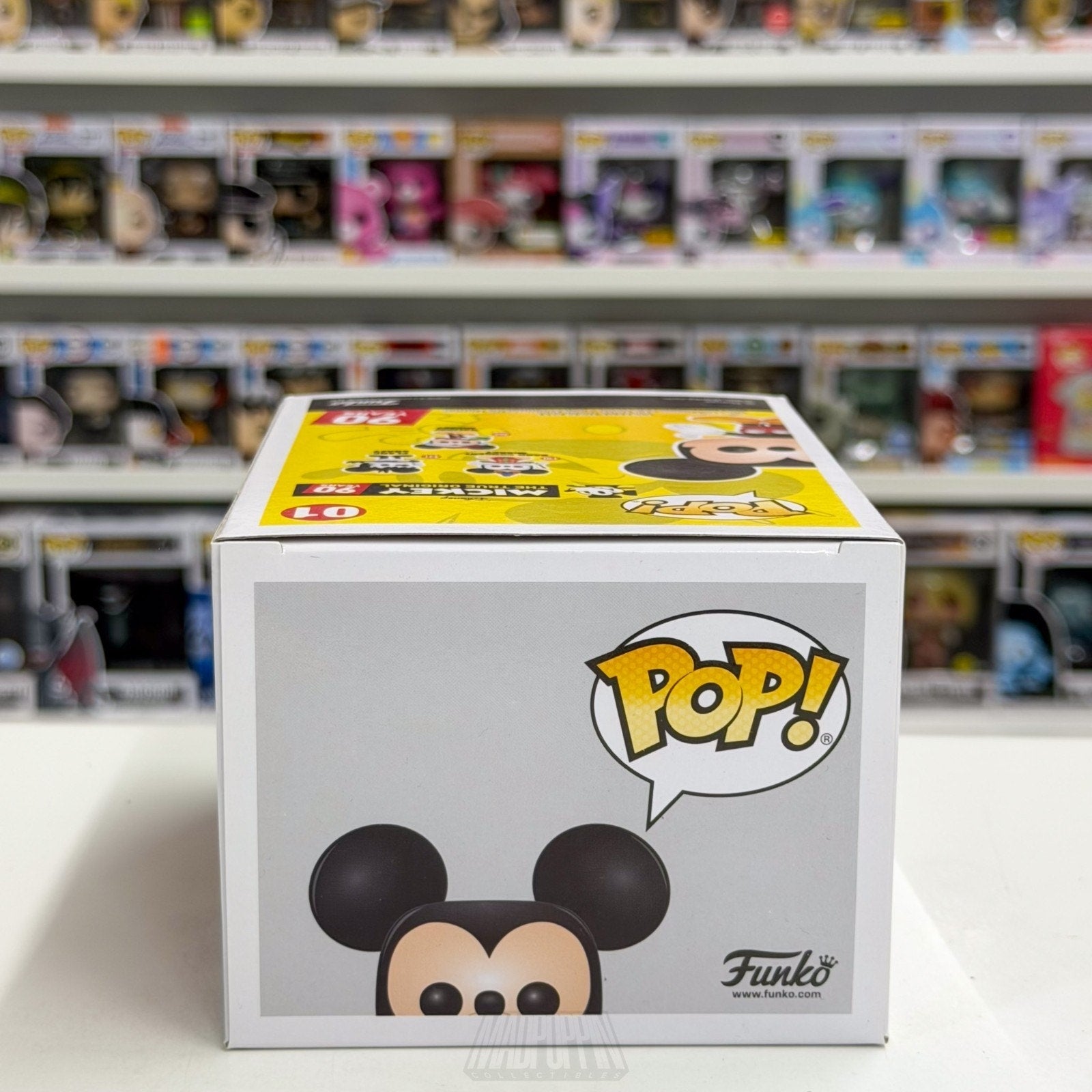 Funko Pop Disney Mickey Mouse True Original 90 Years Orange Yellow 01 Toy Figure