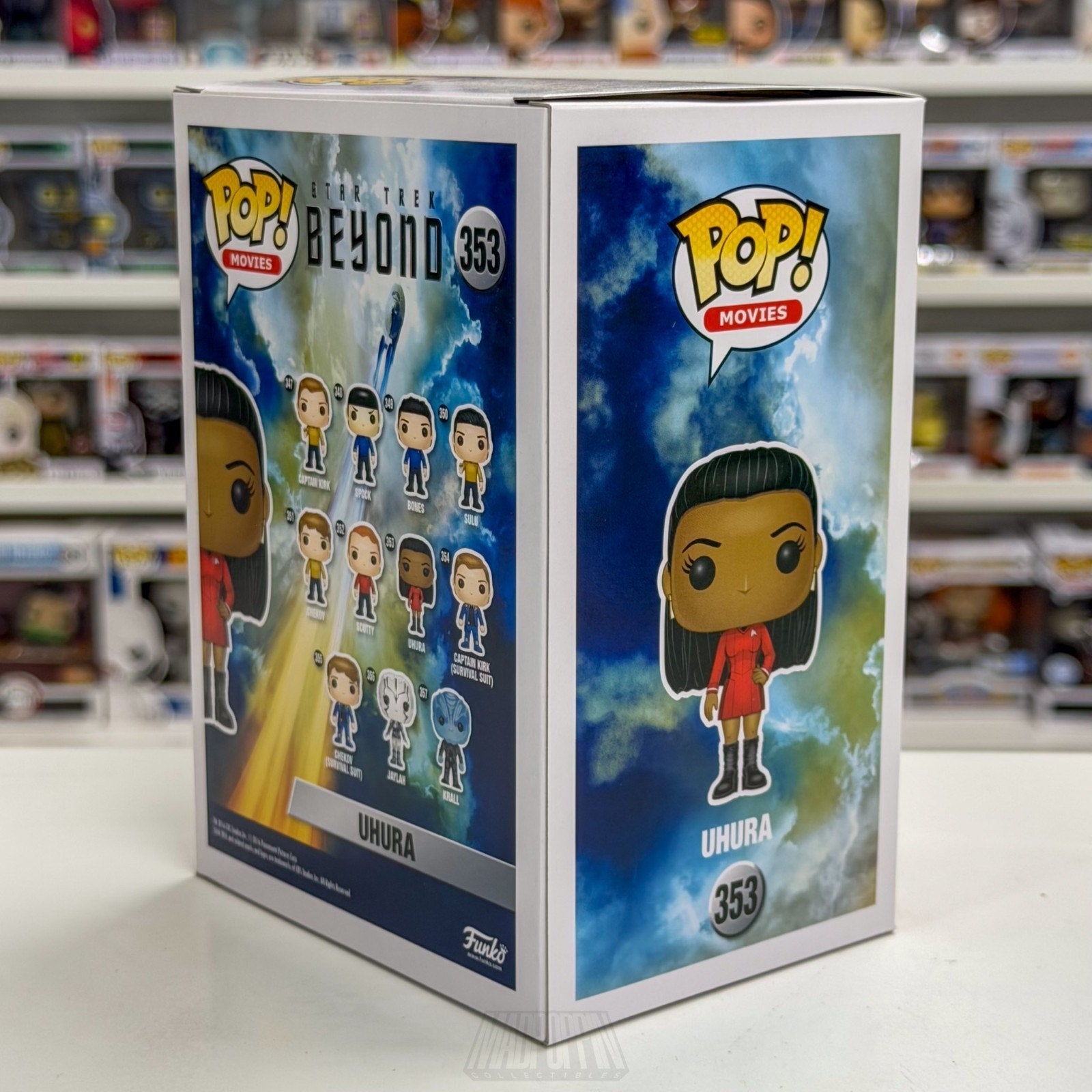 Funko Pop Movies Star Trek Beyond Lieutenant Nyota Uhura 353 USS Enterprise Fig