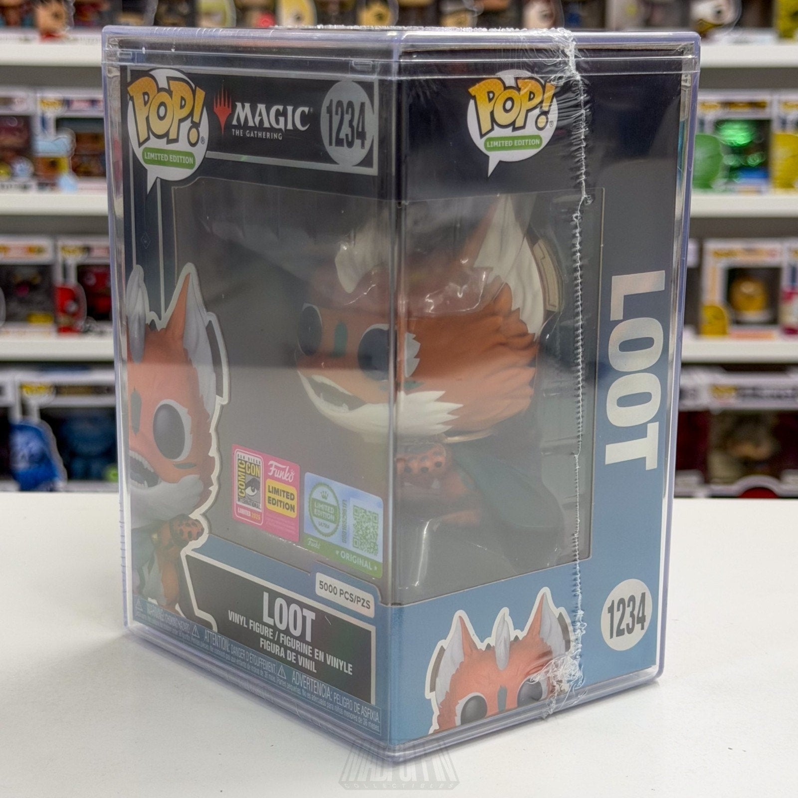 Funko Pop Magic The Gathering Loot 1234 LE 5000 SDCC 2026 ULTRA Toy CON STICKER