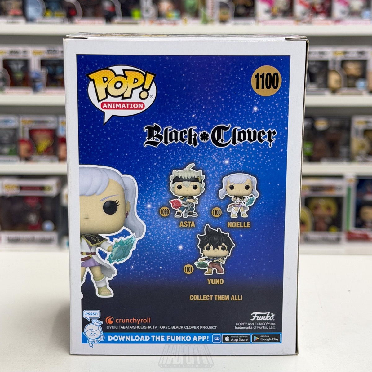 Funko Pop Anime Black Clover Noelle Silva 1100 Japanese Manga Toy Vinyl Figure