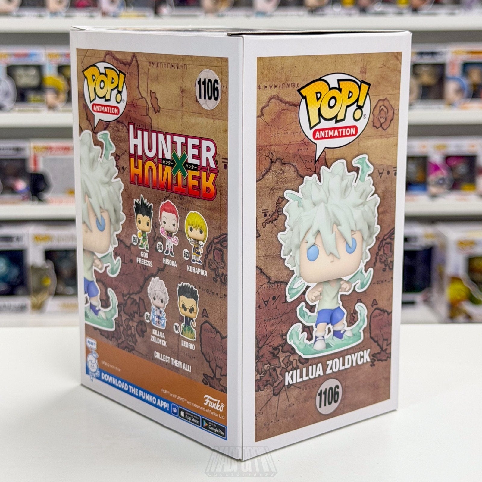 Funko Pop Anime Hunter Killua Zoldyck God Speed AAA 1106 Manga Toy Vinyl Figure