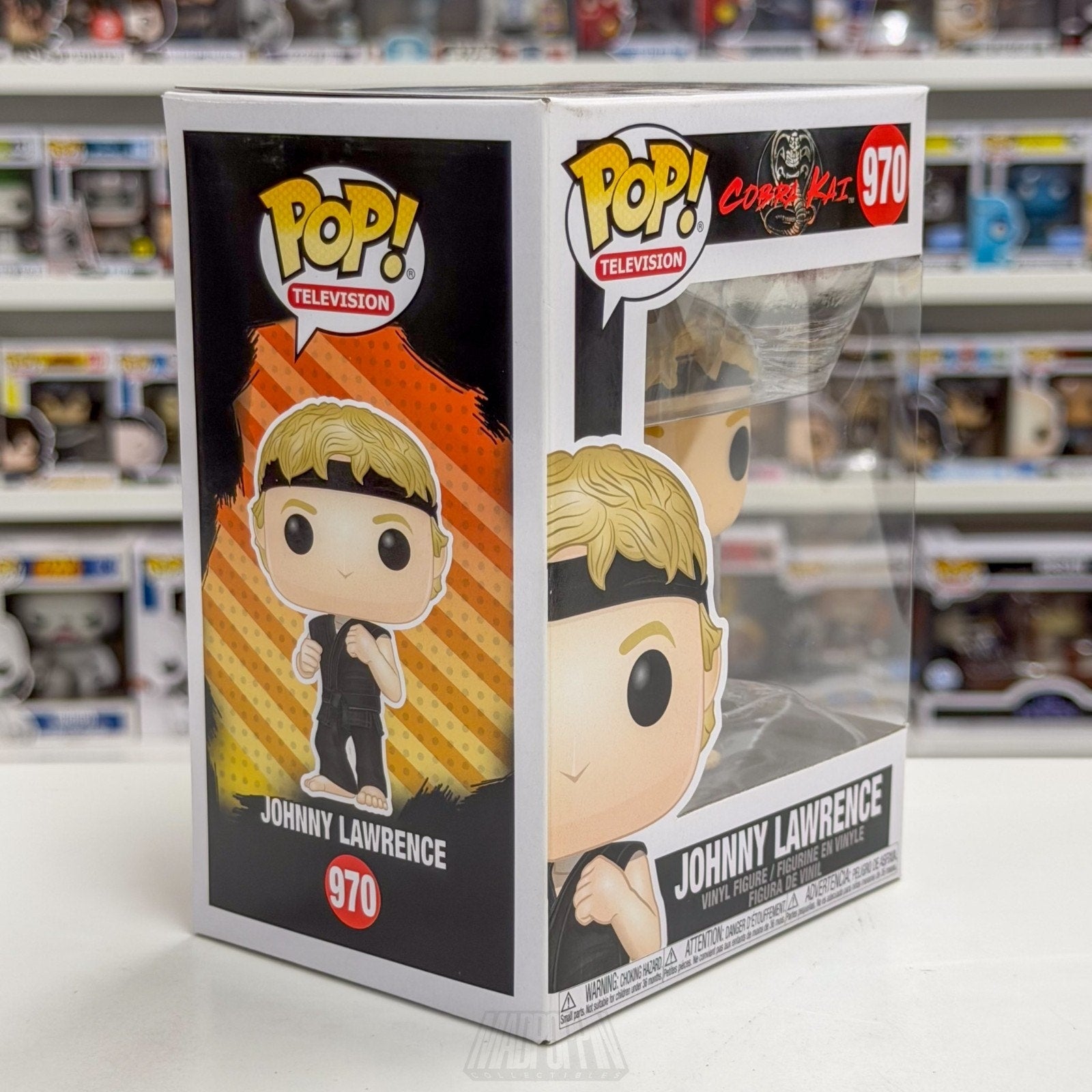Funko Pop TV Cobra Kai Johnny Lawrence 970 Karate Kid Martial Arts Vinyl Figure