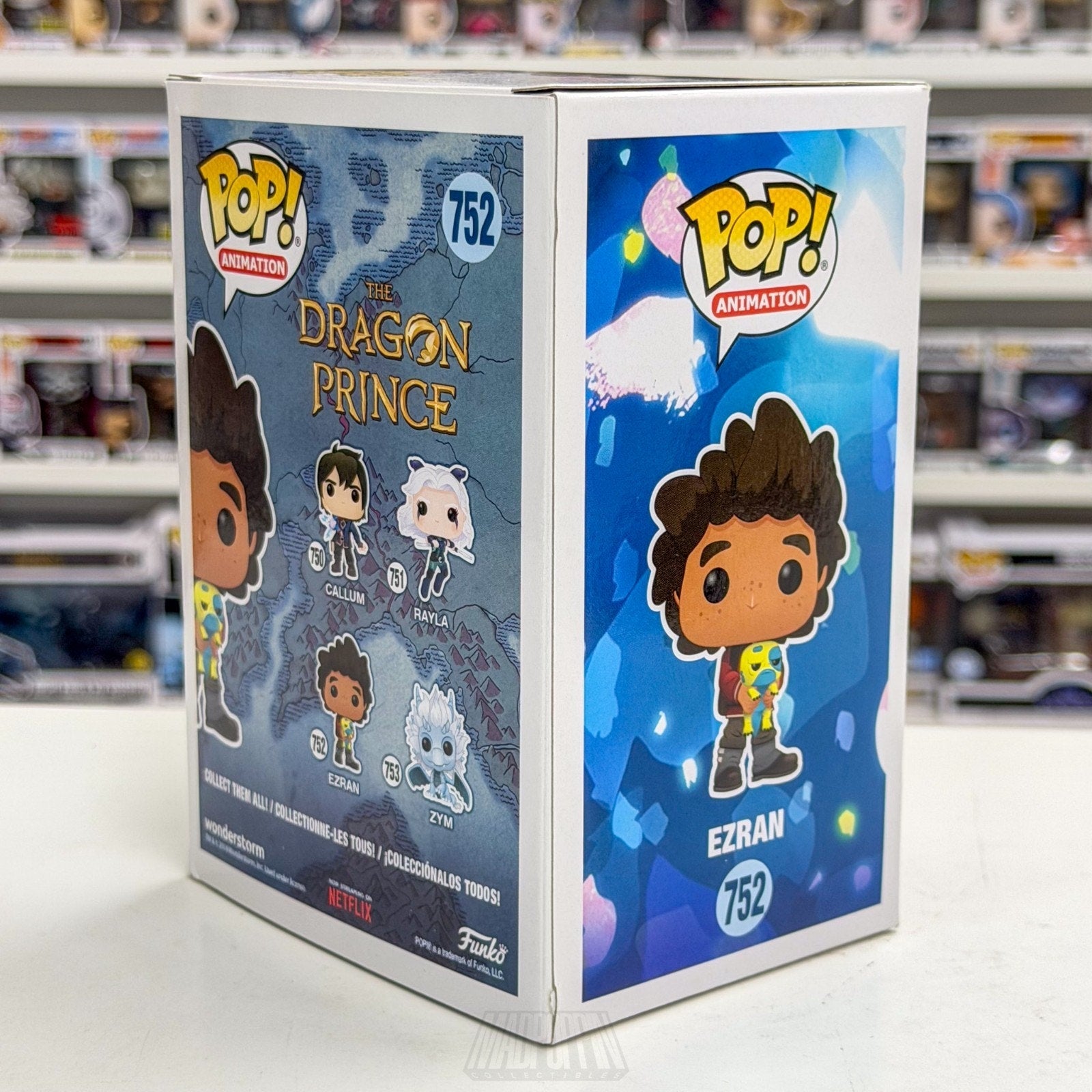 Funko Pop Animation The Dragon Prince Ezran 752 Netflix Fantasy Toy Vinyl Figure