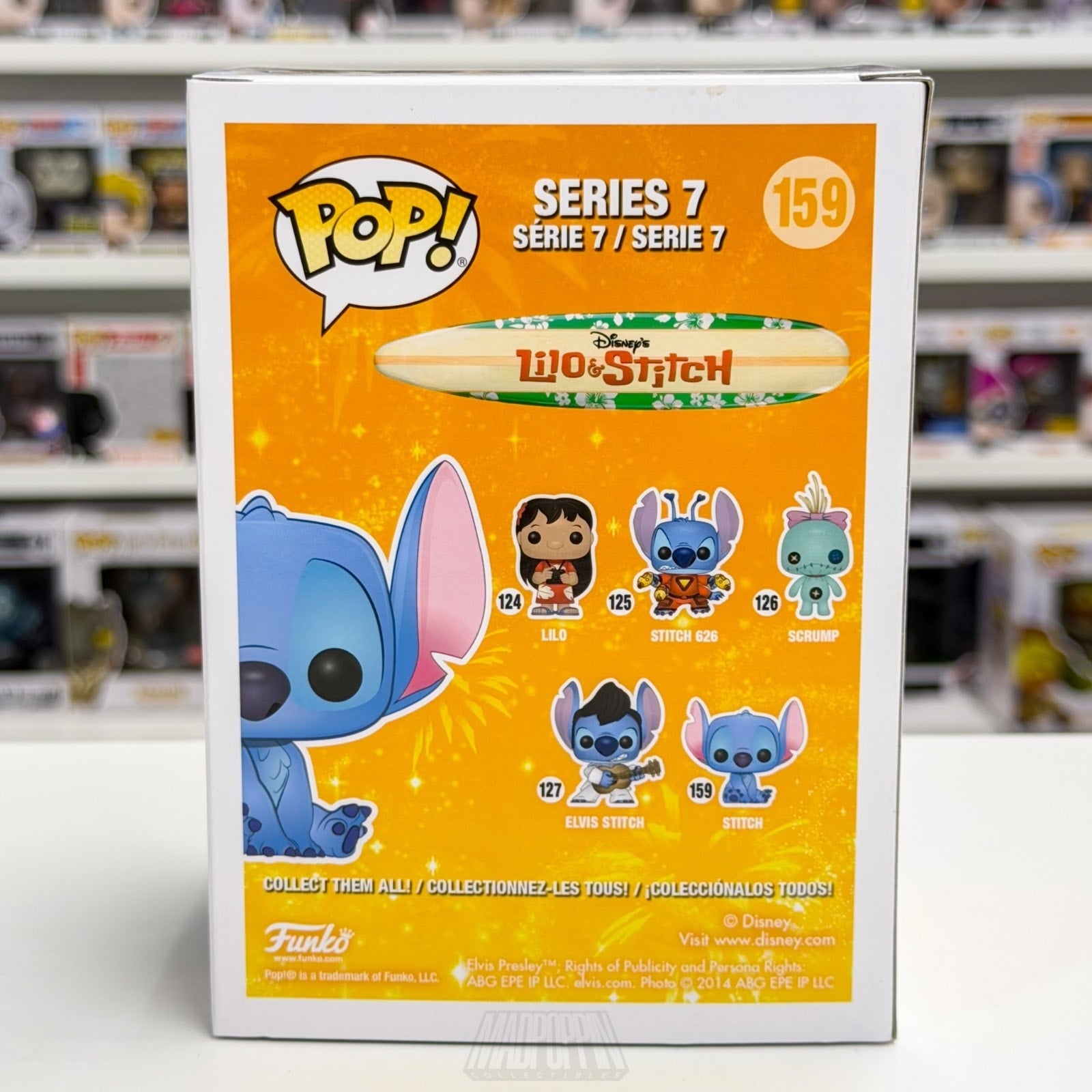 Funko Pop Disney Lilo & Stitch Seated 159 Experiment 626 Alien Toy Vinyl Figure