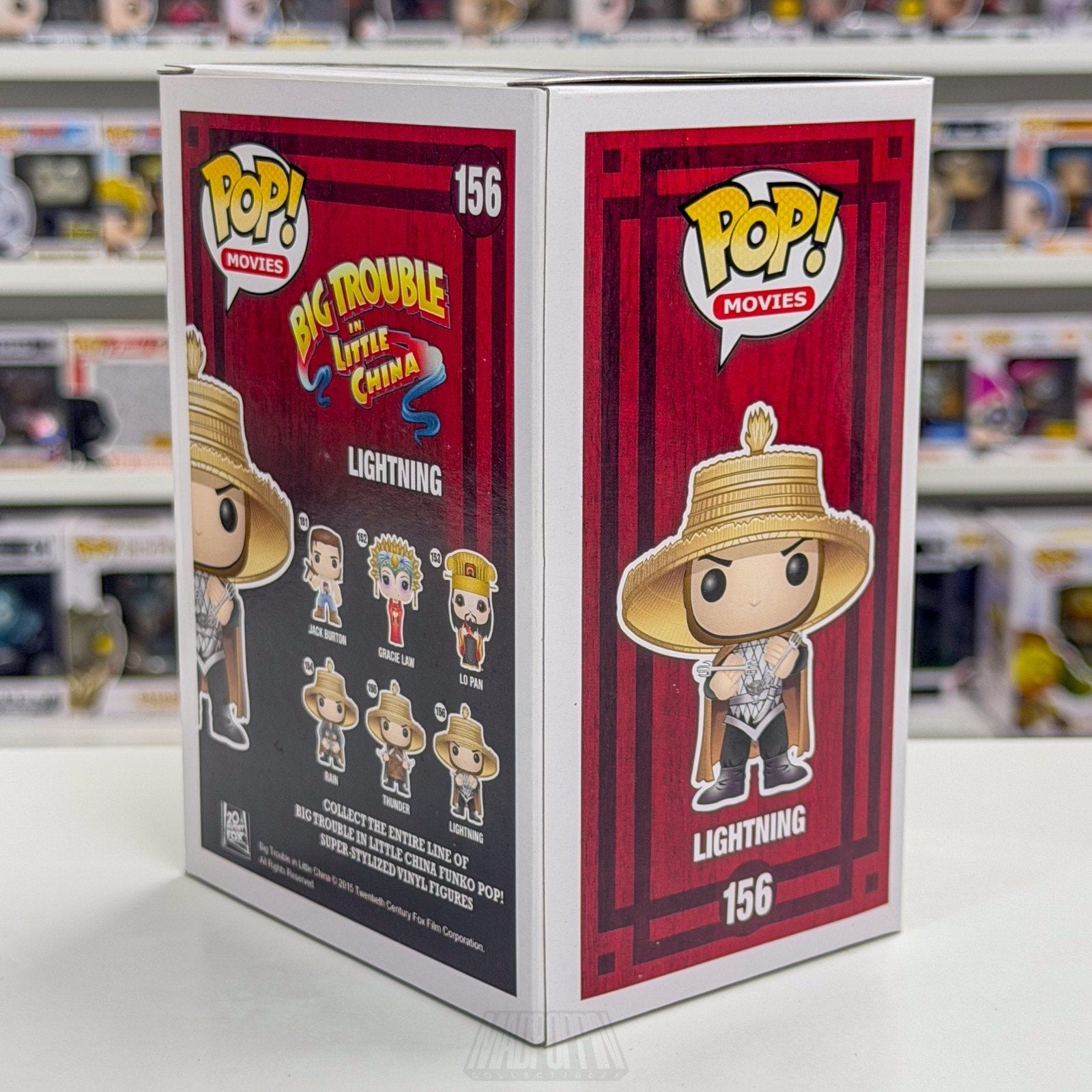 Funko Pop Movies Big Trouble Little China Lightning 156 Vaulted Toy Vinyl Figure