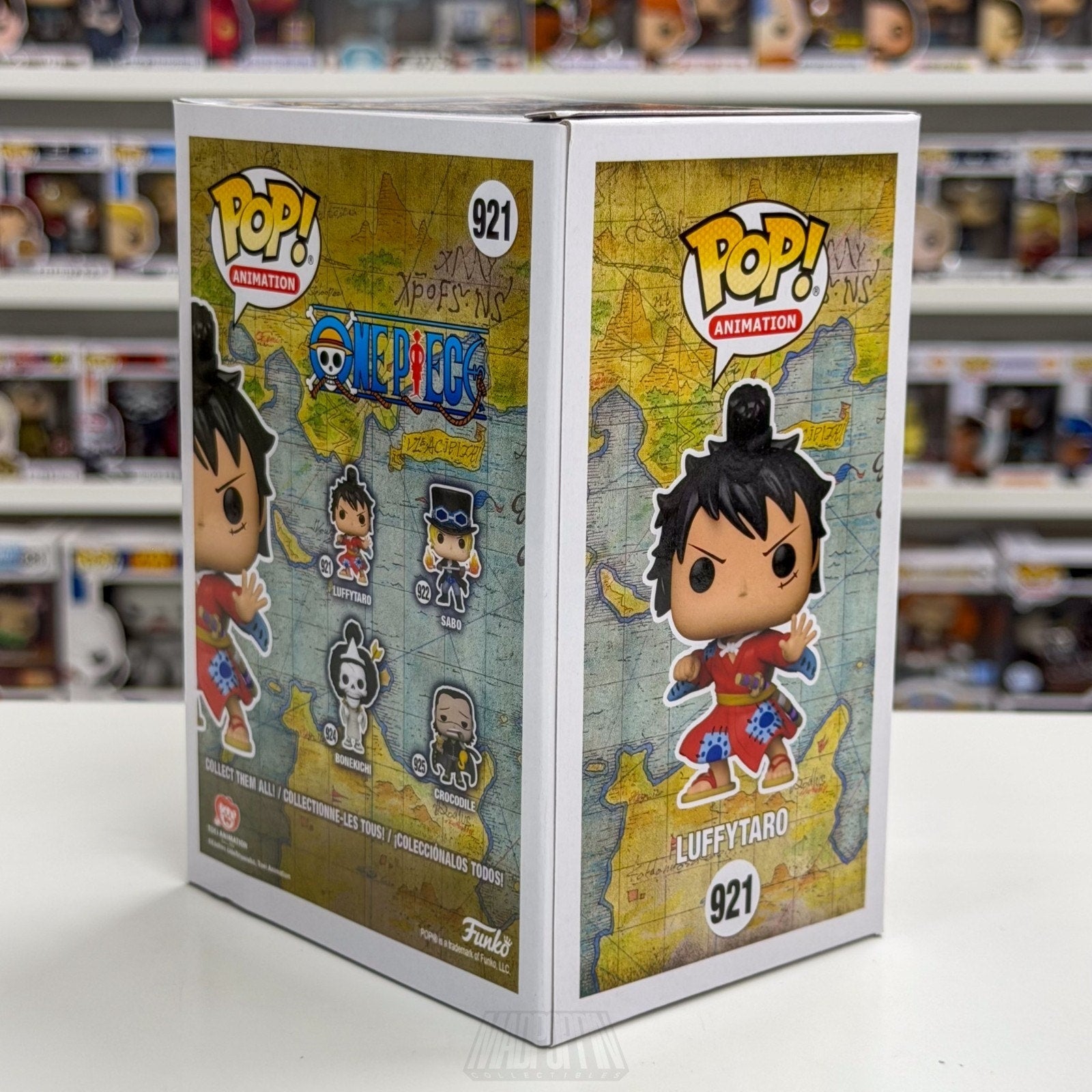 Funko Pop Anime One Piece Luffytaro Kimono 921 Japanese Manga Toy Vinyl Figure