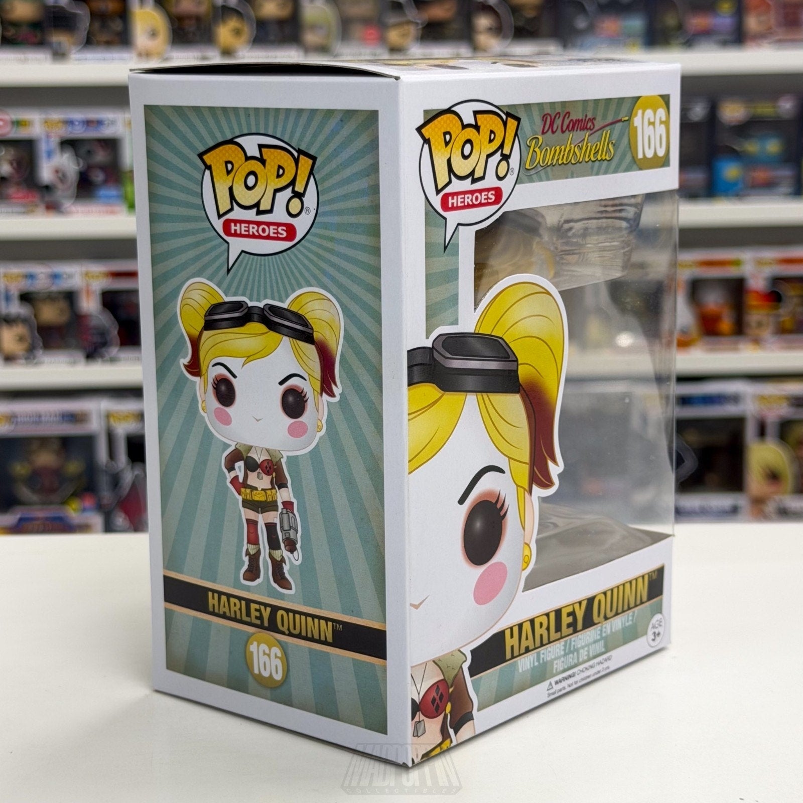 Funko Pop Heroes DC Comics Bombshells Harley Quinn 166 Joker Toy Vinyl Figure
