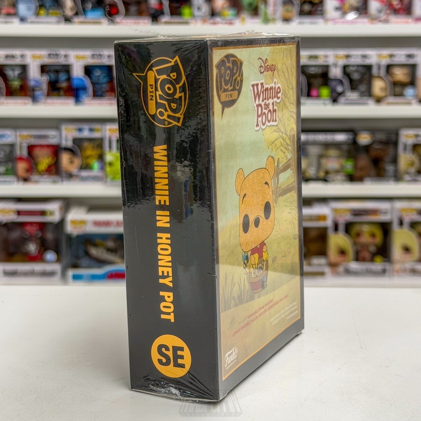 Funko Pop Pin Disney Winnie the Pooh in Honey Pot Diamond BoxLunch 3" Exclusive