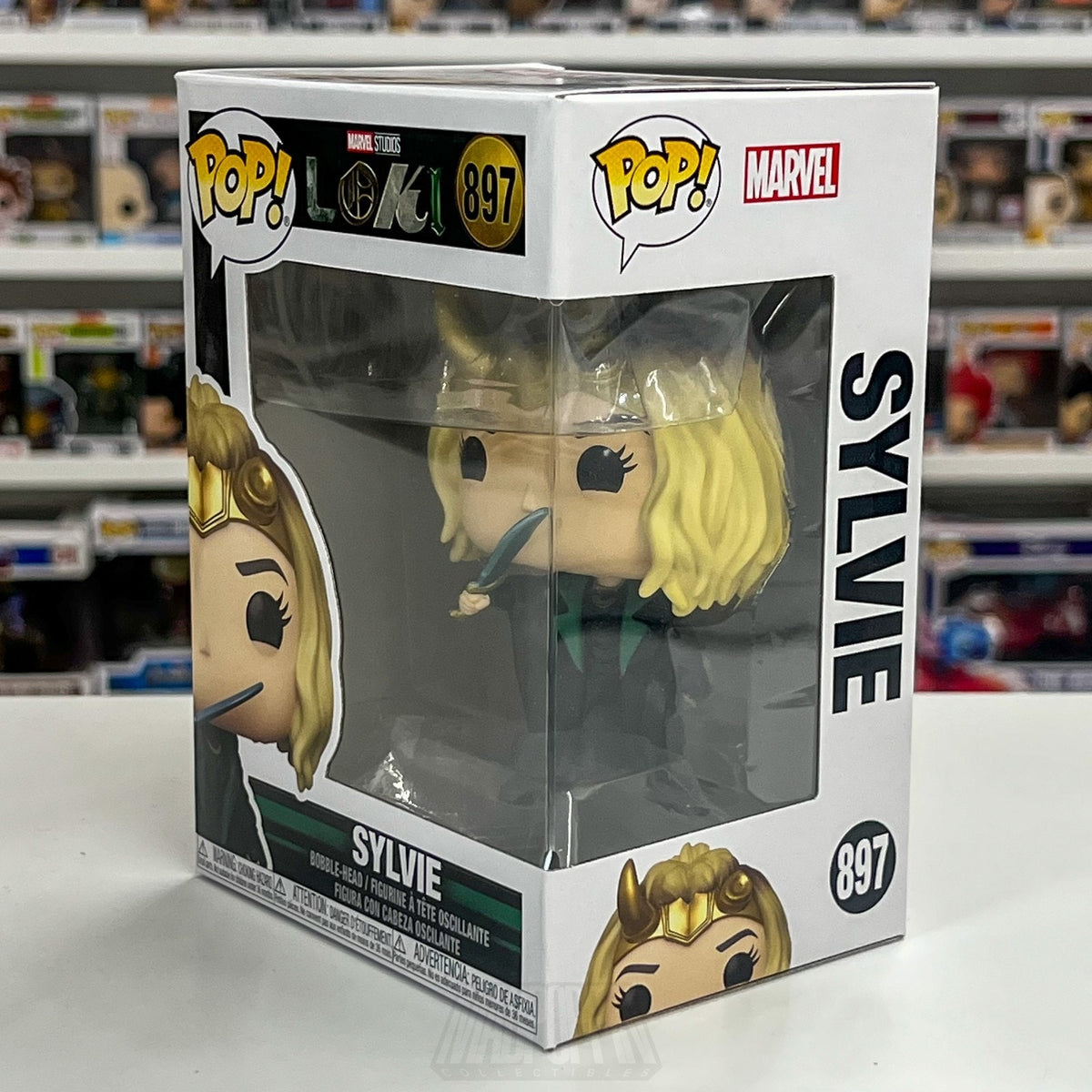 Funko Pop Marvel Studios Loki Sylvie Laufeydottir 897 TVA MCU Toy Vinyl Figure