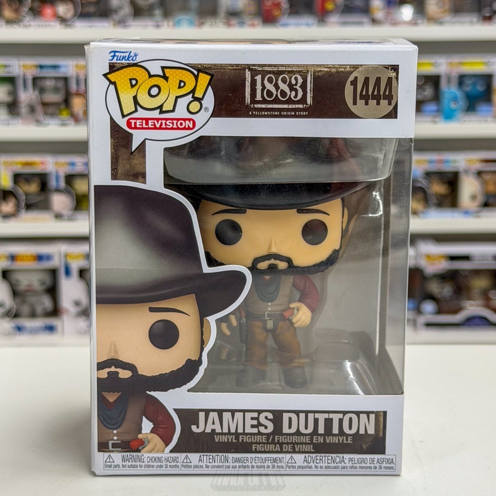 Funko Pop TV 1883 Yellowstone Origin Story James Dutton 1444 Western Toy Figure