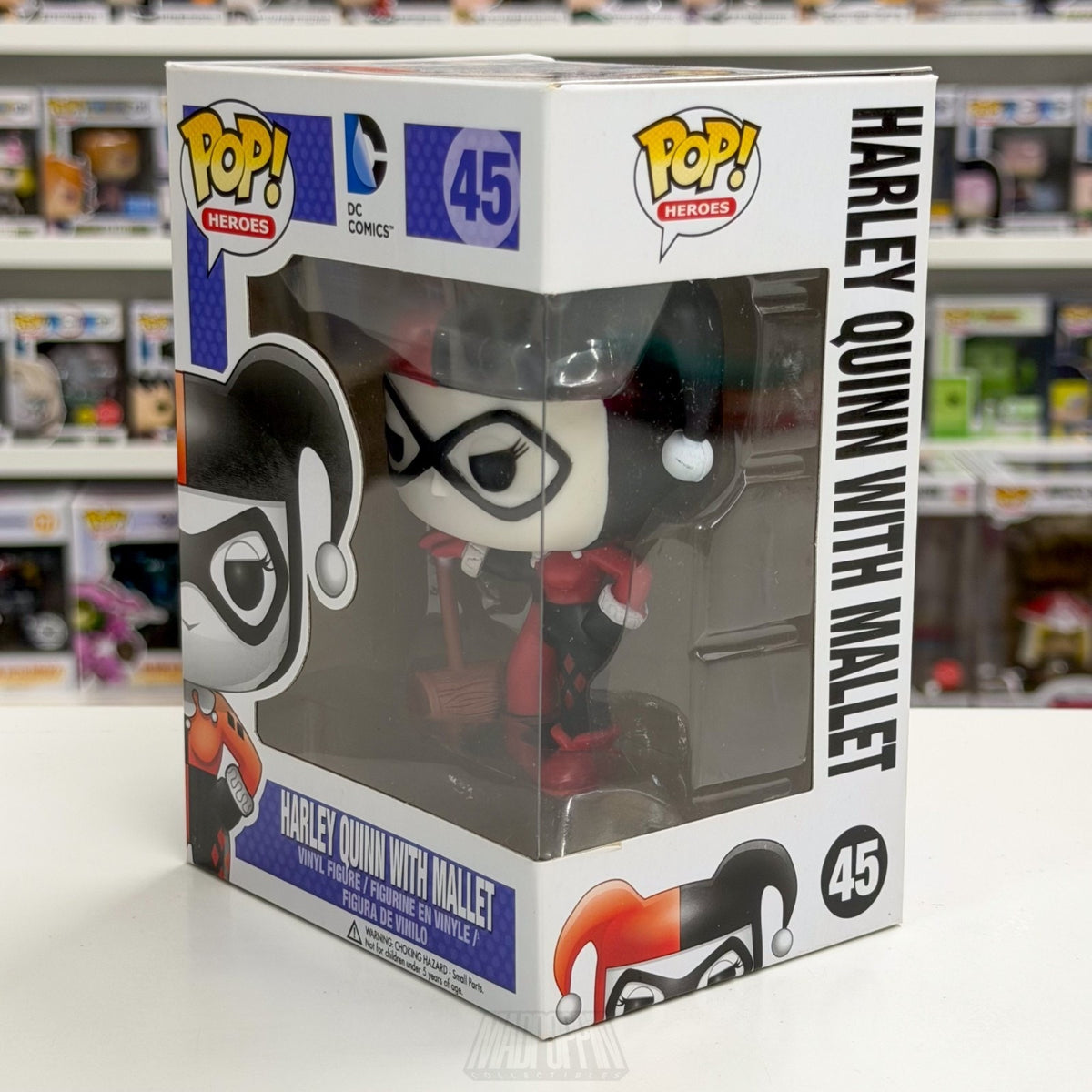 Funko Pop DC Comics Heroes Harley Quinn with Mallet 45 Joker Batman Vinyl Figure