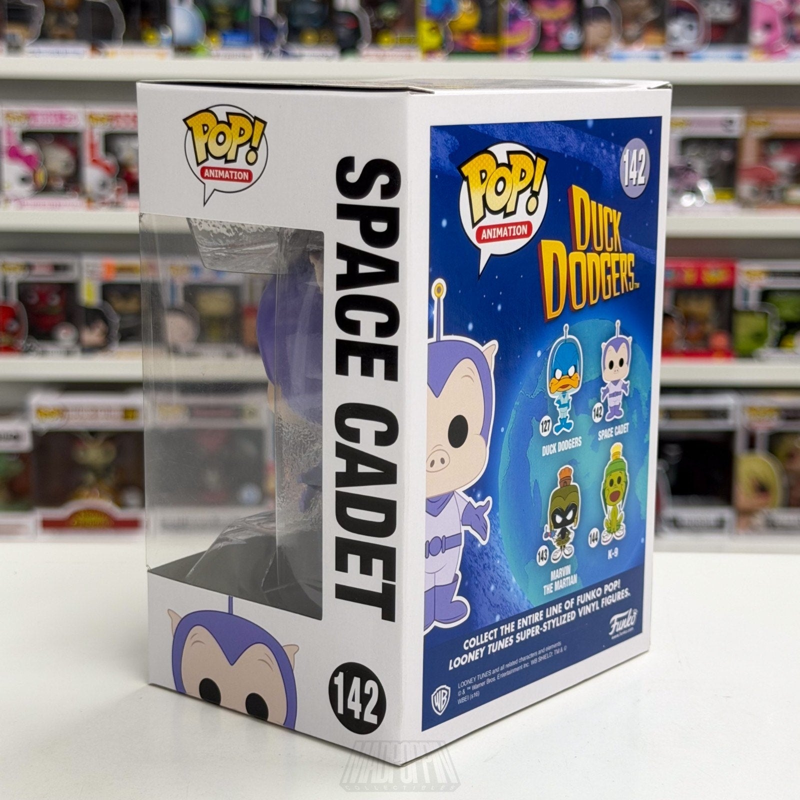 Funko Pop Animation Duck Dodgers Space Cadet 142 Looney Tunes Cartoon Toy Figure