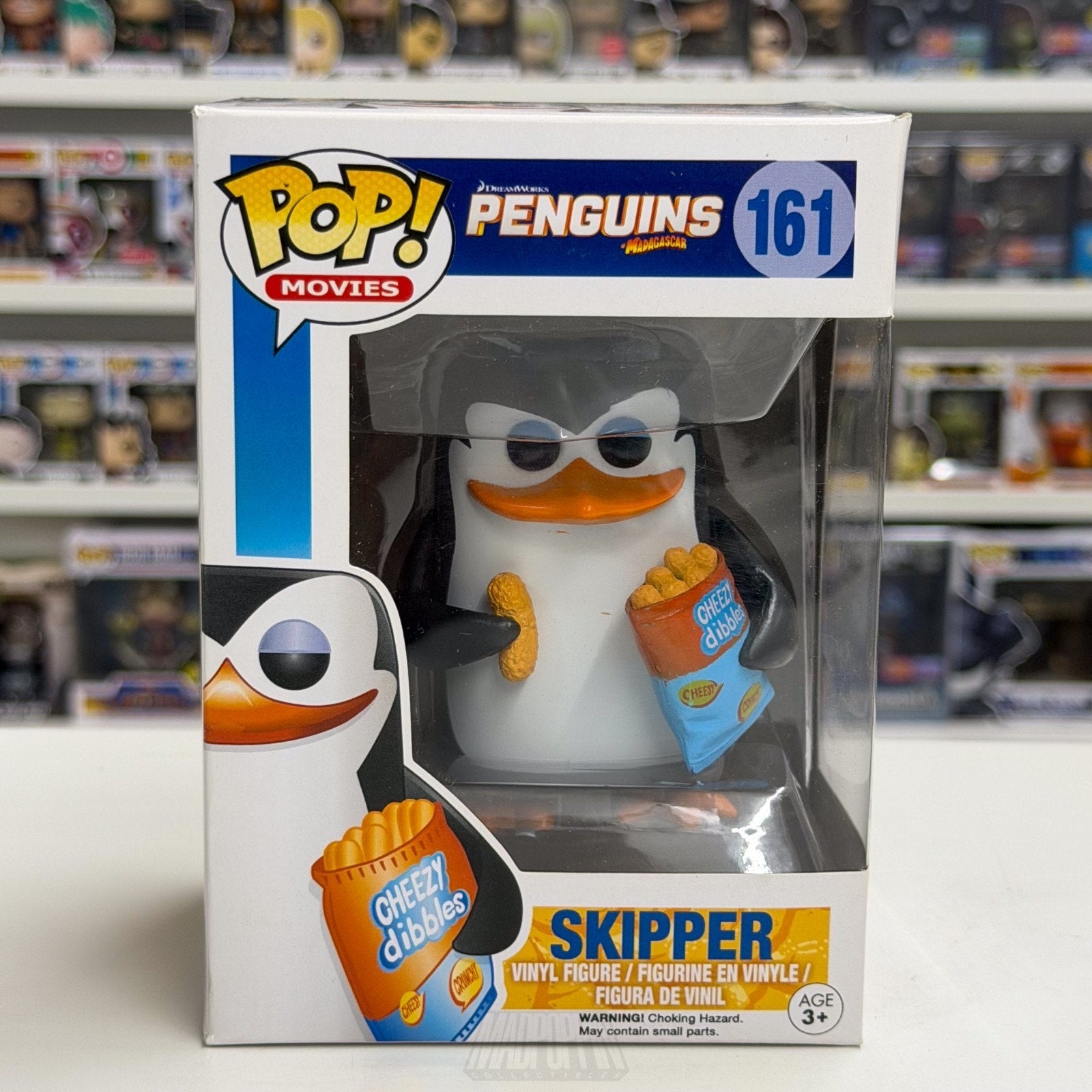 Funko Pop Movies Penguins Madagascar Skipper 161 Animation Comedy Vinyl Figure