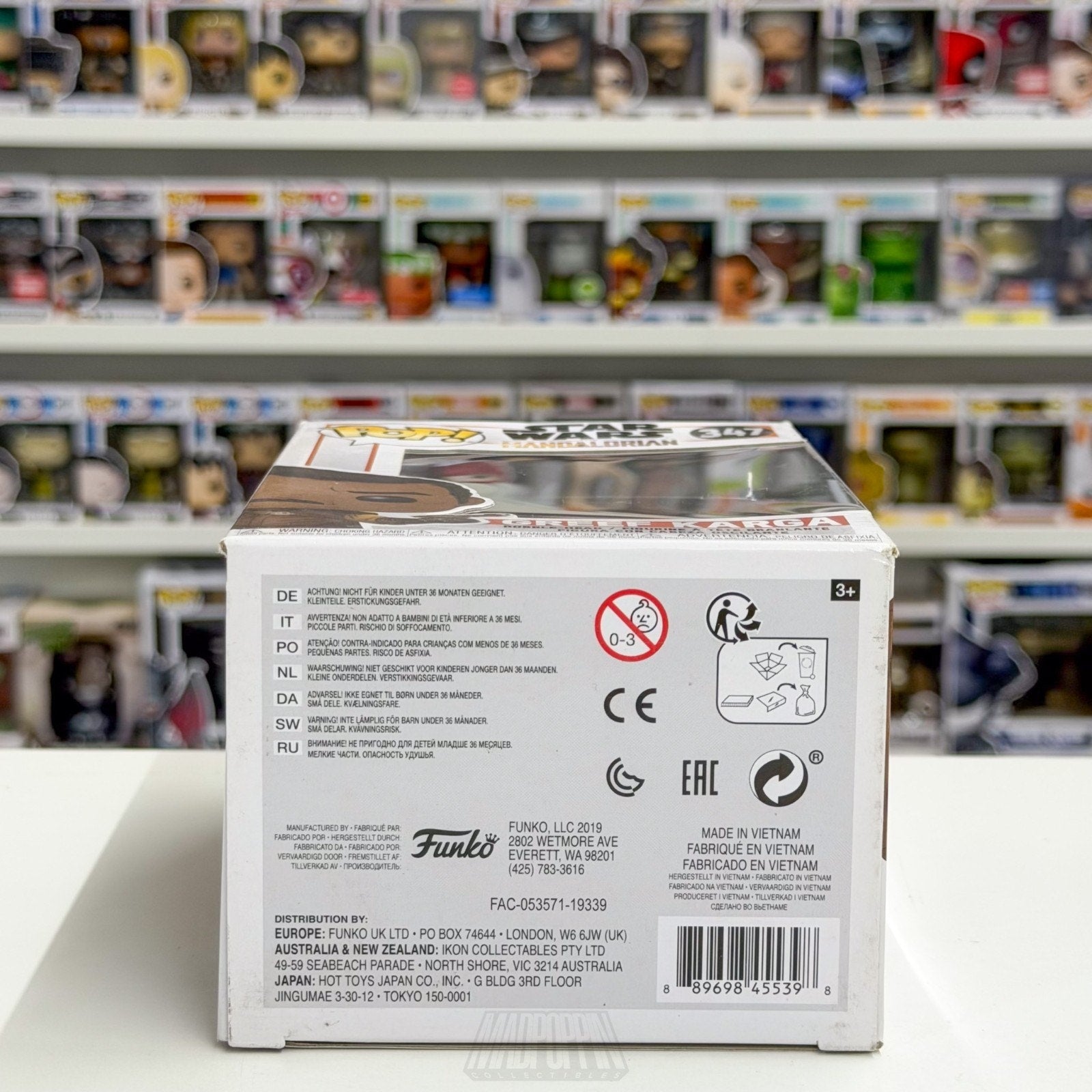 Funko Pop Star Wars Mandalorian Greef Karga 347 Bounty Hunter Toy Vinyl Figure