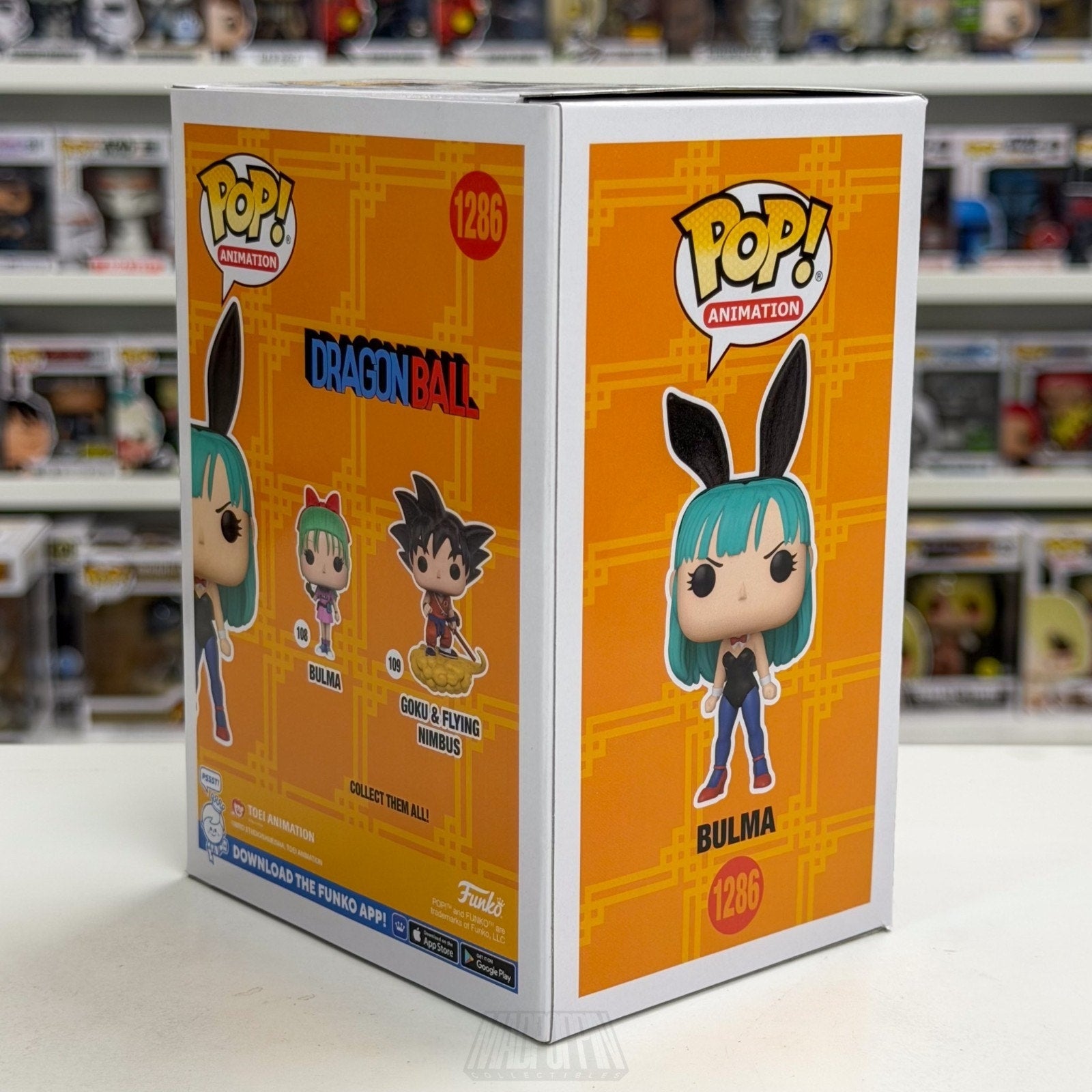 Funko Pop Anime Dragon Ball Bulma Bunny FYE 1286 Japanese Manga Toy Vinyl Figure