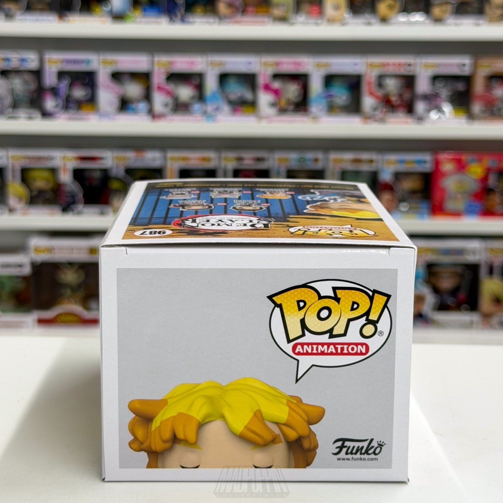 Funko Pop Anime Demon Slayer Zenitsu Agatsuma Funimation 987 Manga Vinyl Figure