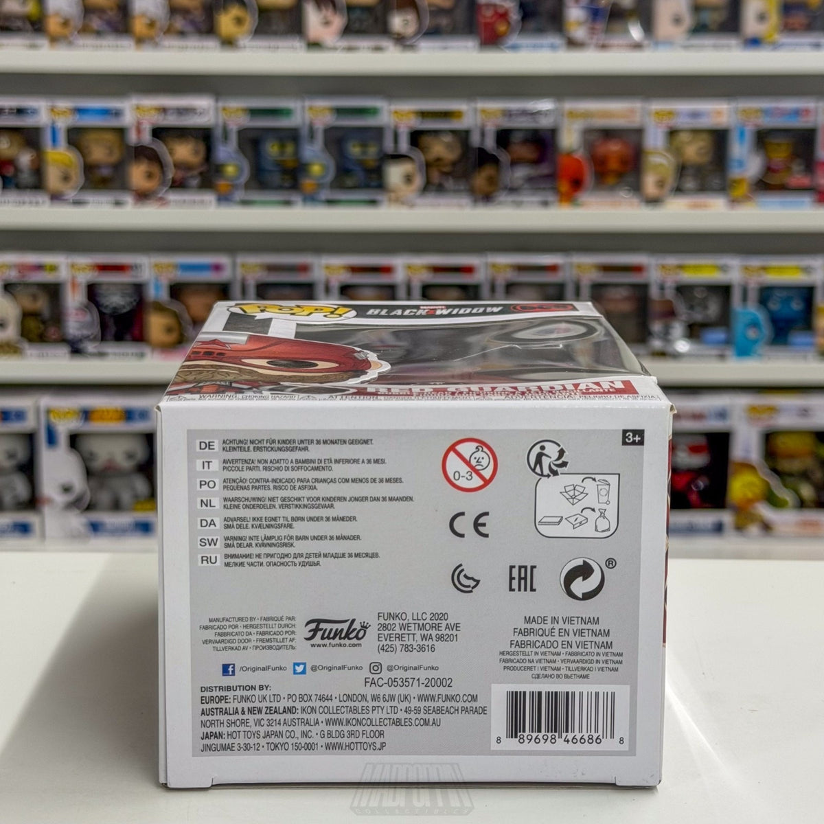 Funko Pop Marvel Black Widow Red Guardian 608 MCU Super Soldier Toy Vinyl Figure