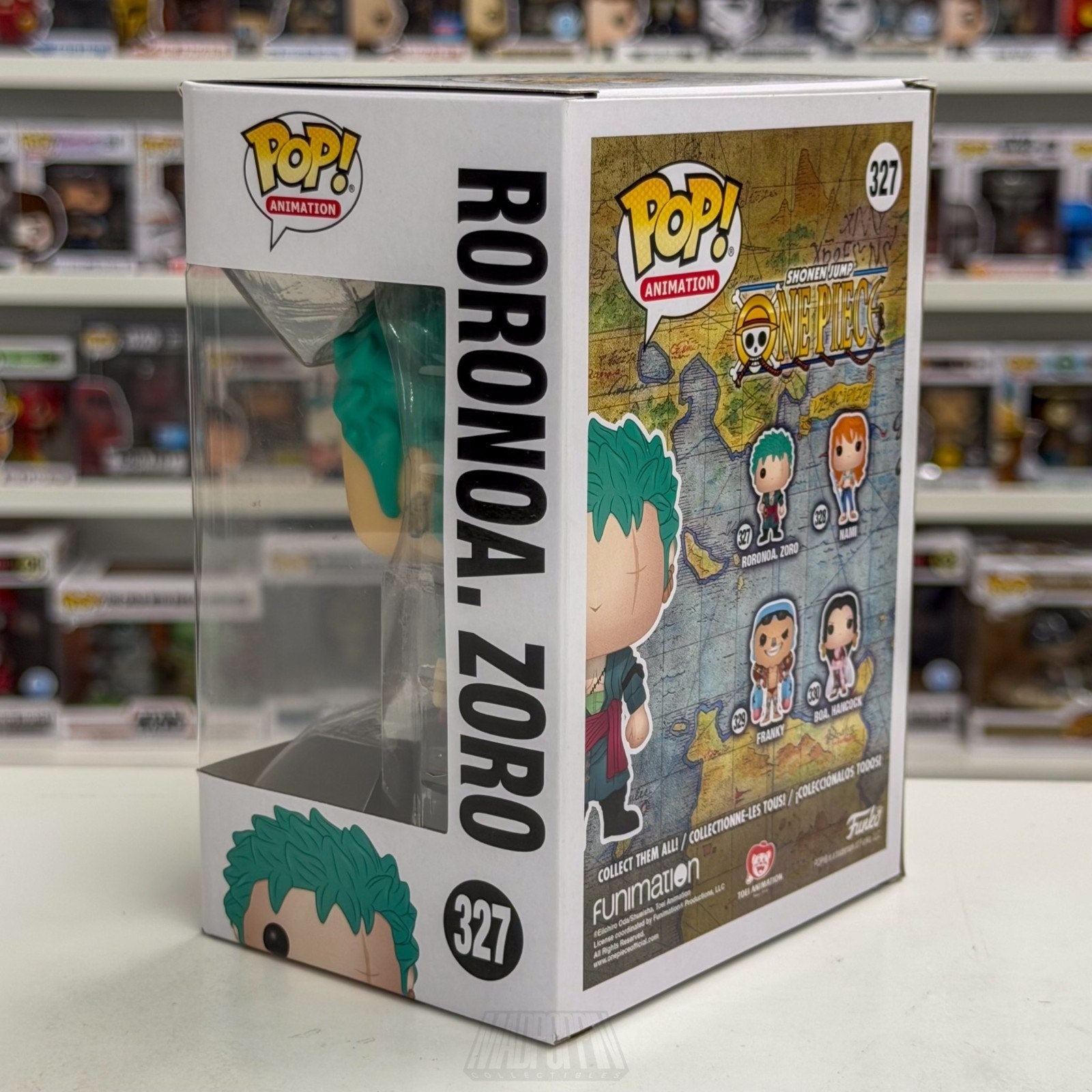 Funko Pop Anime One Piece Roronoa Zoro 327 Pirate Hunter Japan Manga Toy Figure