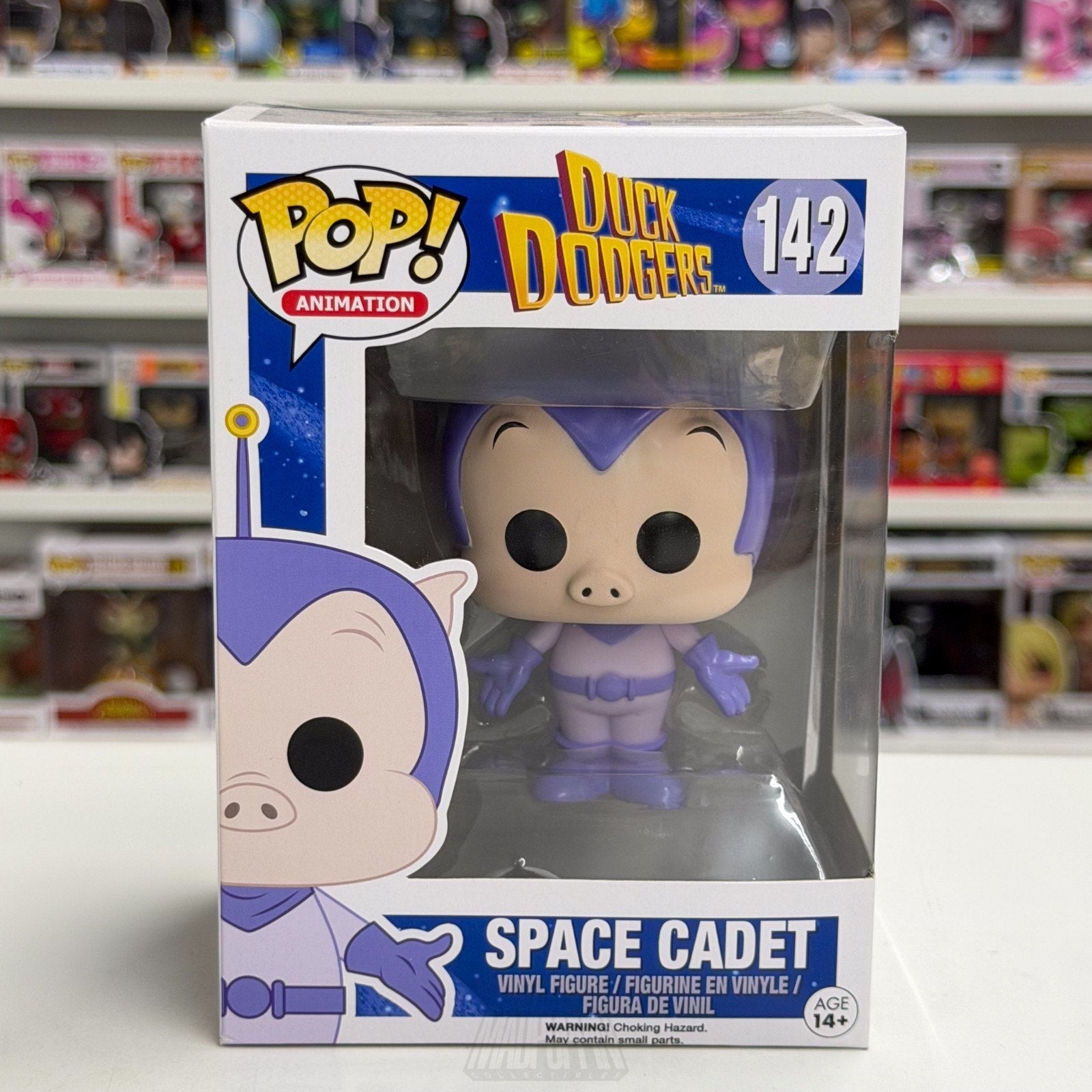 Funko Pop Animation Duck Dodgers Space Cadet 142 Looney Tunes Cartoon Toy Figure
