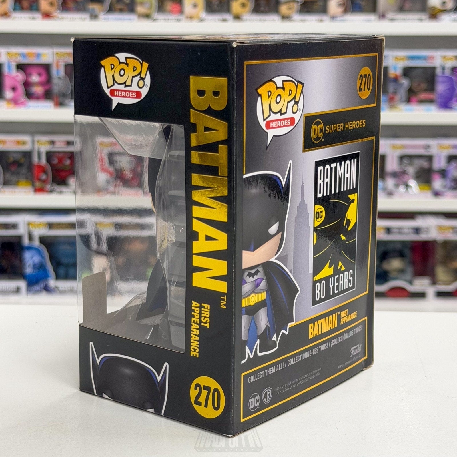 Funko Pop DC Super Heroes Batman First Appearance 80 Years 270 Toy Vinyl Figure