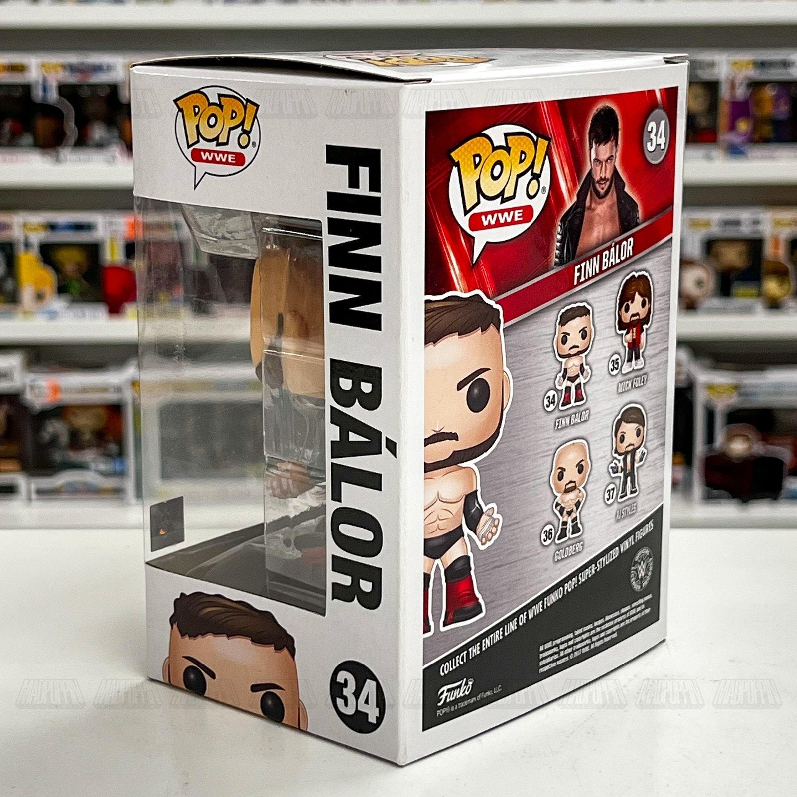 Funko Pop WWE Finn Balor 34 NXT SmackDown Wrestling Champ Vaulted Vinyl Figure