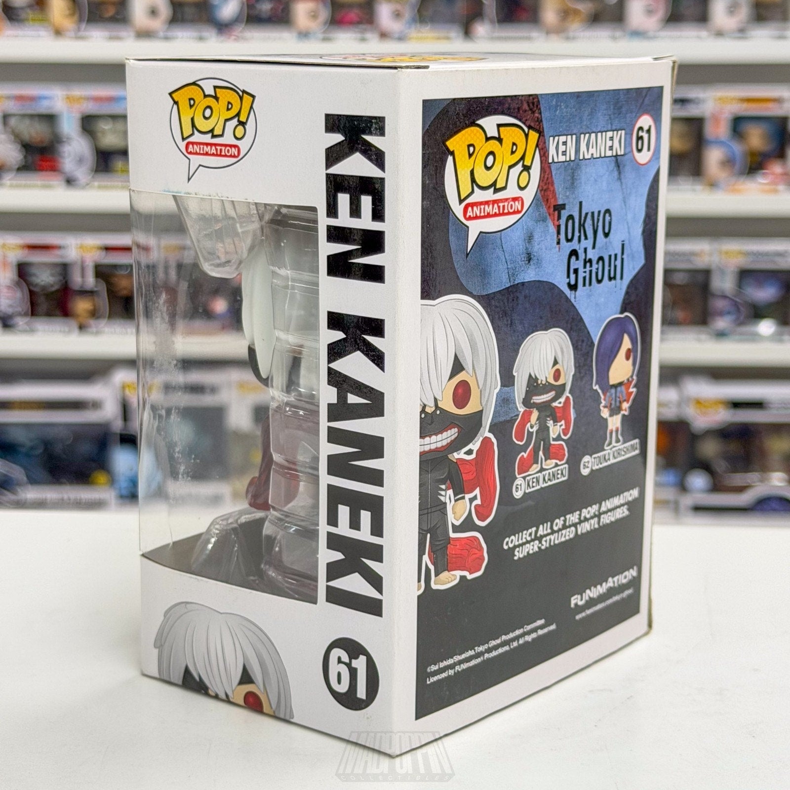 Funko Pop Anime Tokyo Ghoul Ken Kaneki 61 Dark Fantasy Manga Toy Vinyl Figure
