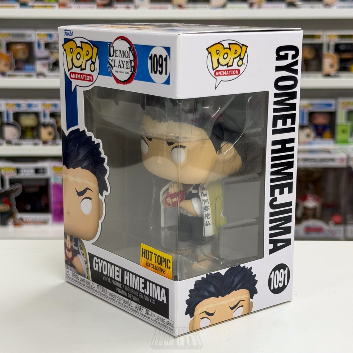 Funko Pop Anime Demon Slayer Gyomei Himejima Hot Topic 1091 Manga Vinyl Figure