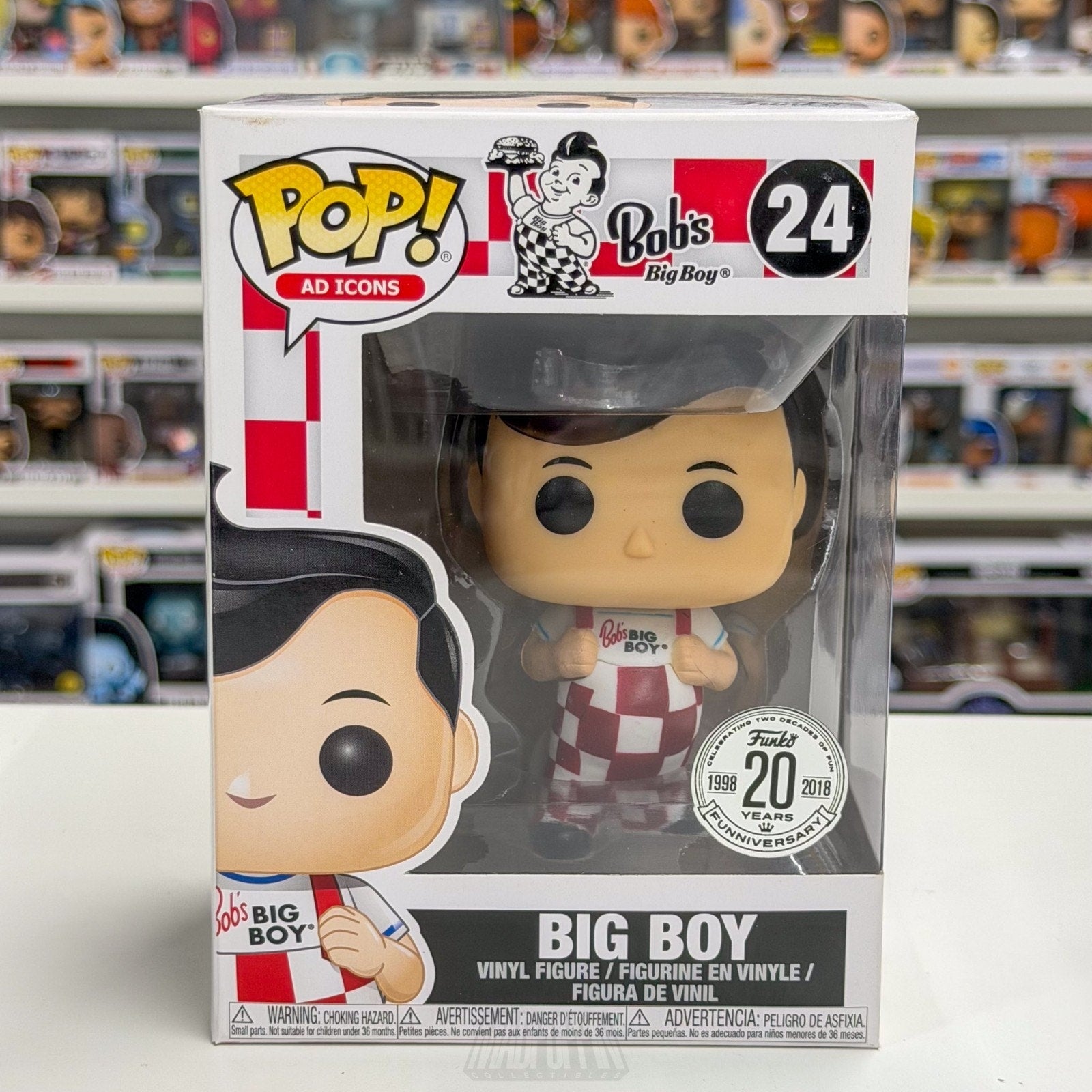 Funko Pop Ad Icons Bob's Big Boy 24 Burger Restaurant Vaulted Rare Vinyl Figure