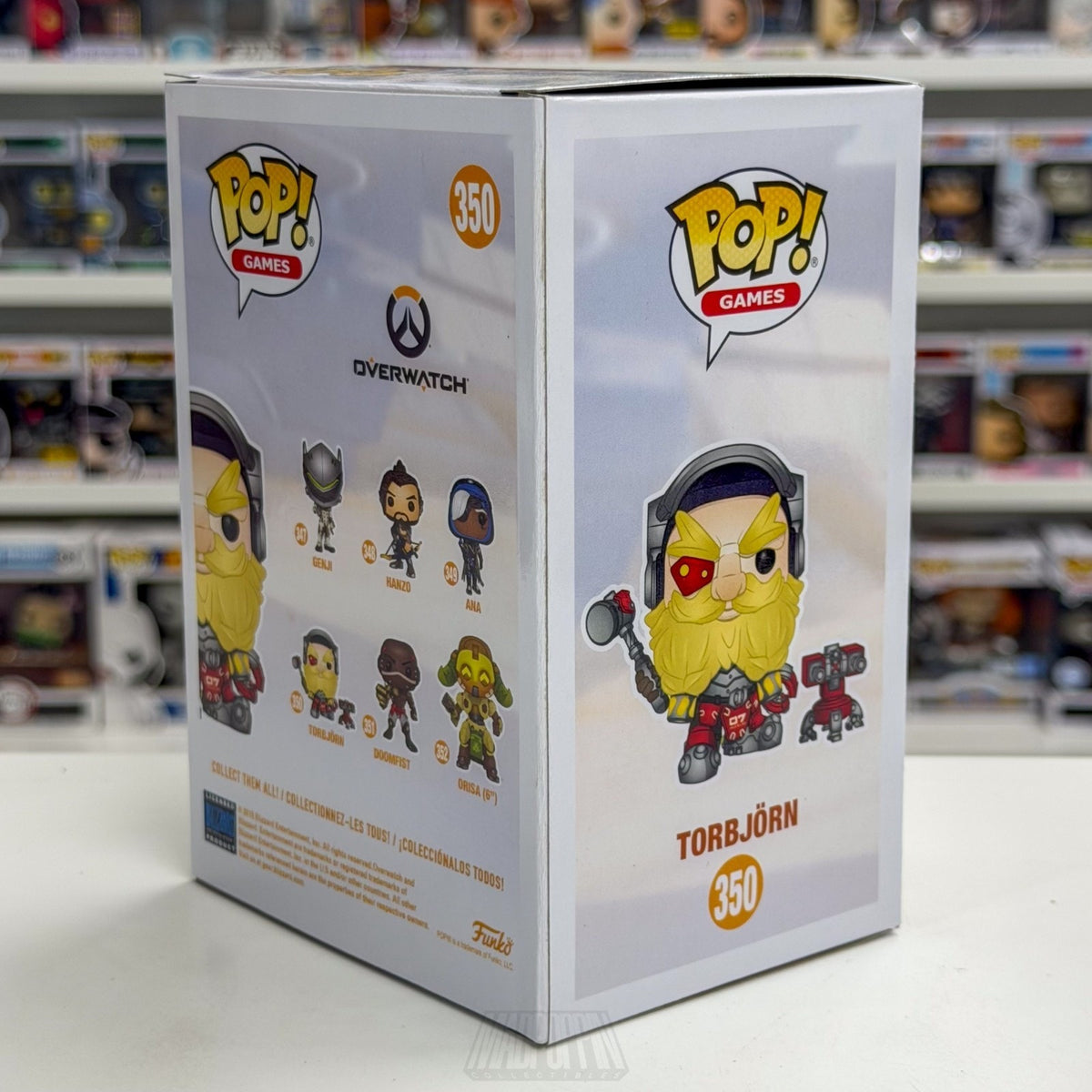 Funko Pop Video Games Overwatch Torbjorn 350 Blizzard Entertainment Vinyl Figure