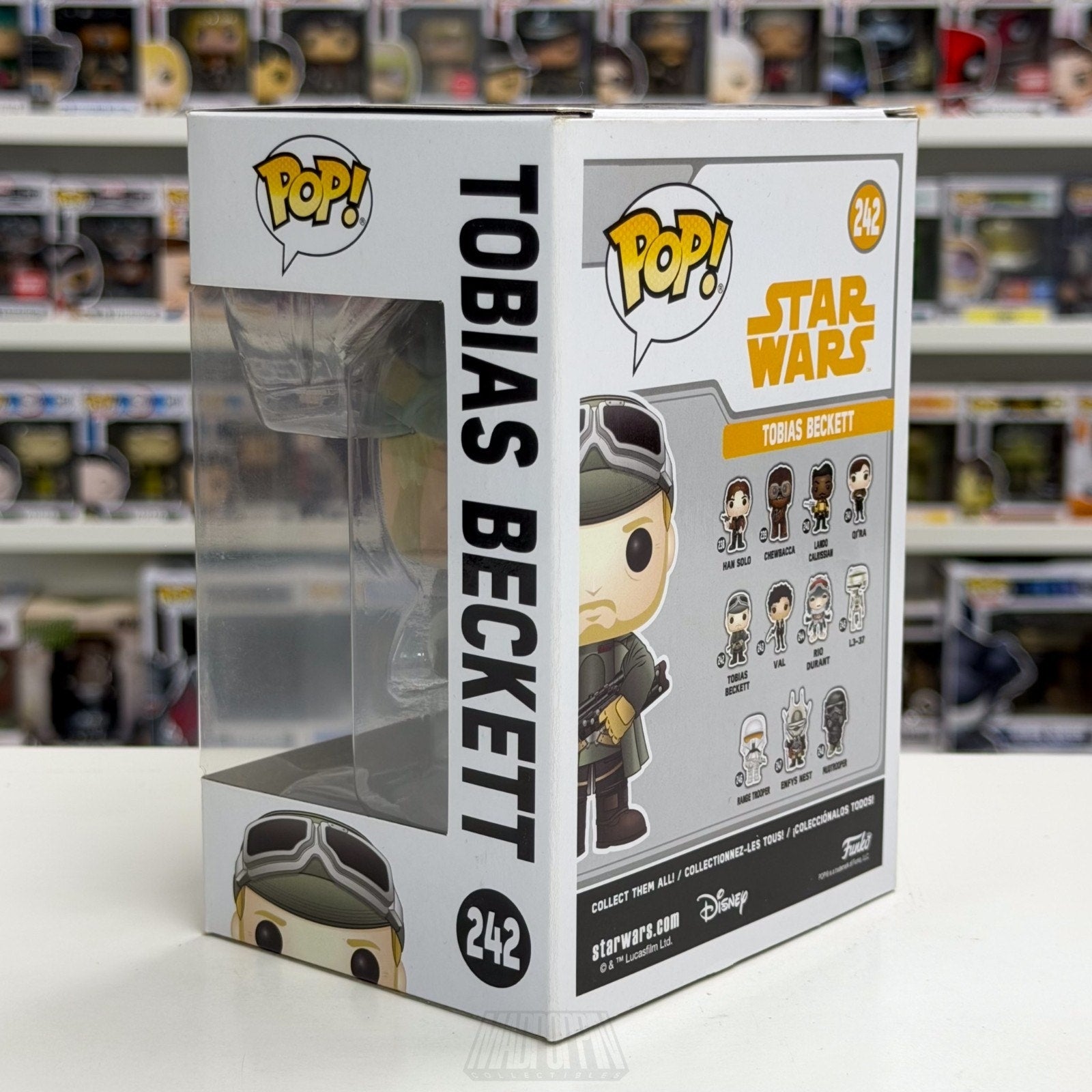 Funko Pop Star Wars Solo Story Tobias Beckett 242 Thief Crime Empire Toy Figure