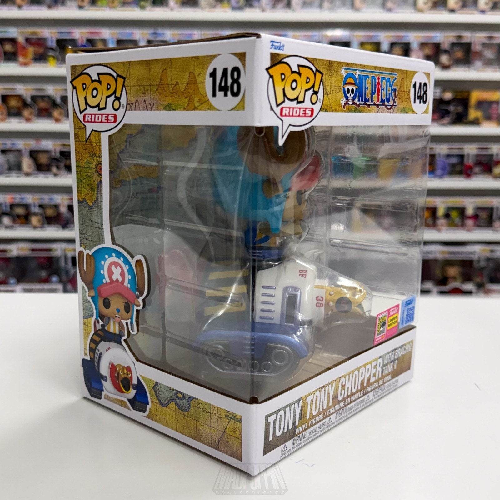 Funko Pop Anime One Piece Tony Chopper Brachio Tank V 148 SDCC 2026 CON STICKER