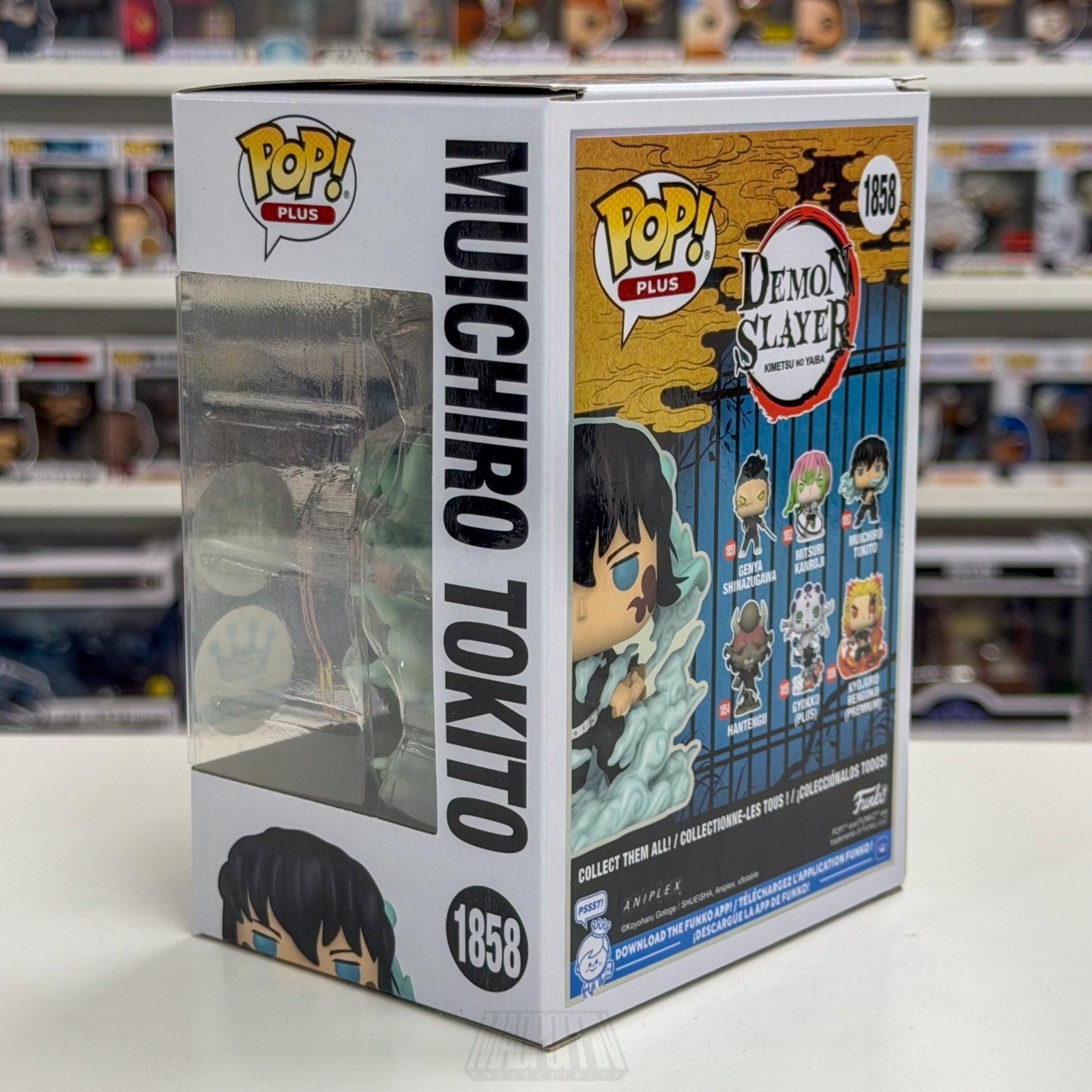 Funko Pop Anime Demon Slayer Muichiro Tokito Glow Chase 1858 Toy Vinyl Figure