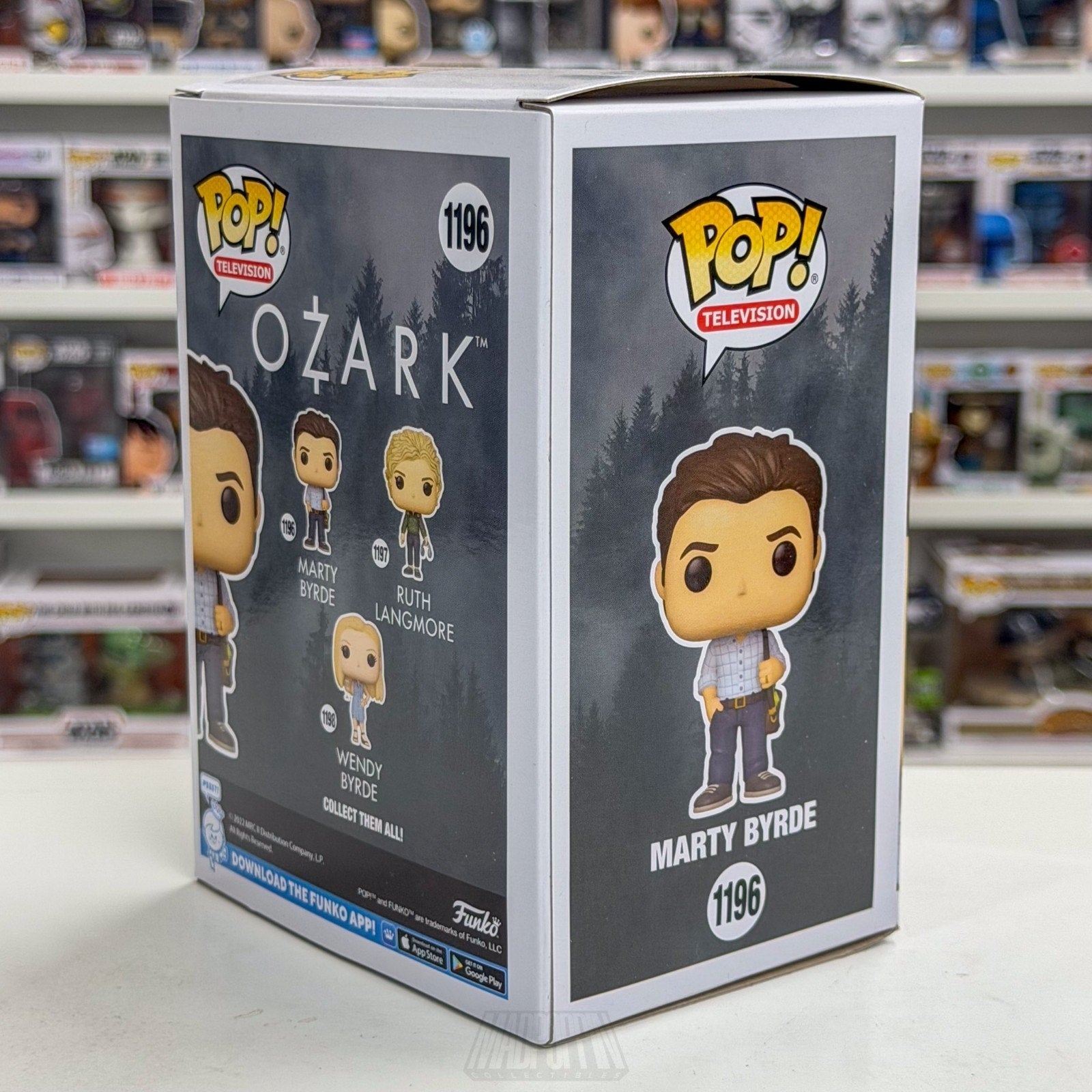 Funko Pop TV Netflix Marty Byrde 1196 Crime Drama Chicago Missouri Vinyl Figure