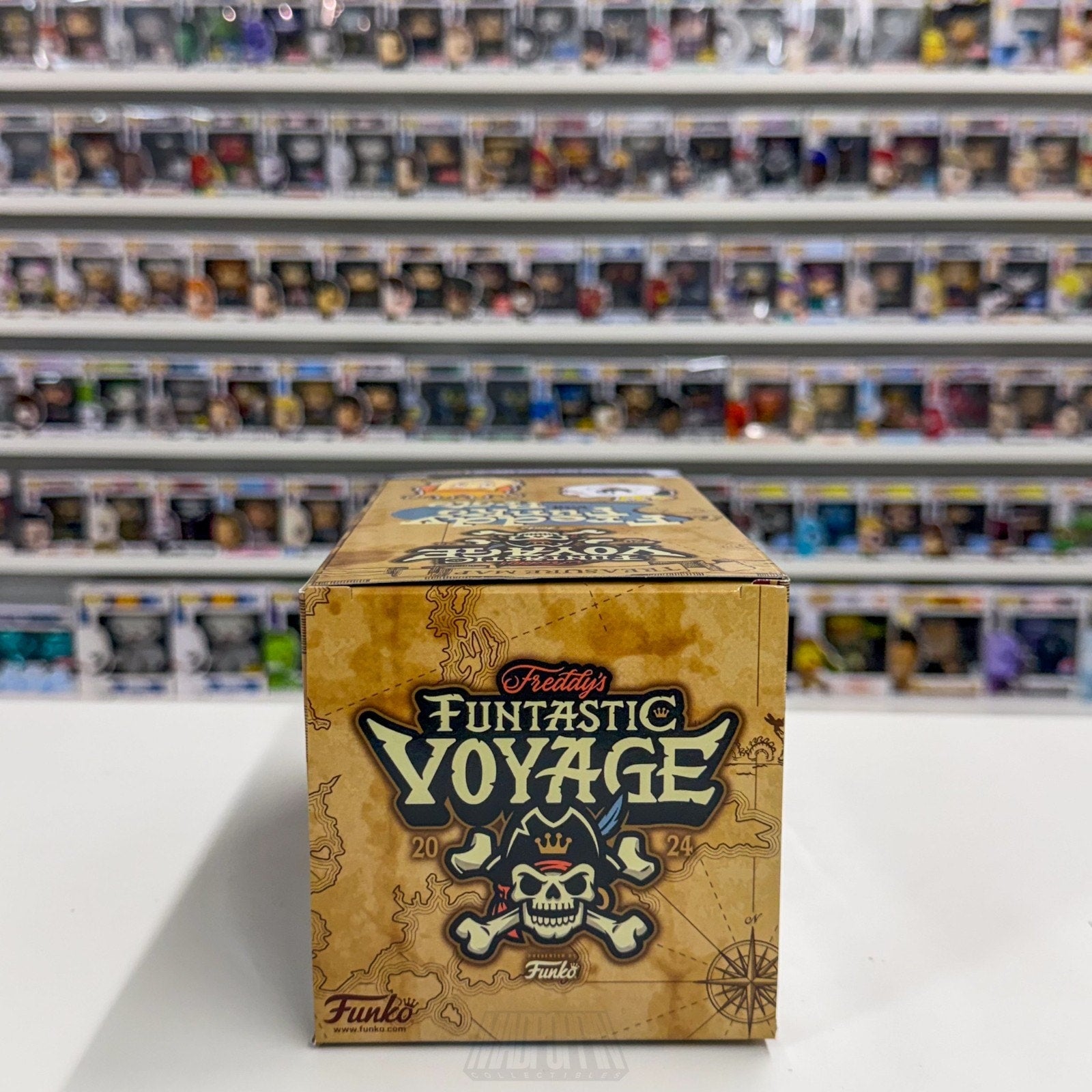 Funko Wacky Wobbler Fundays Funtastic Voyage Freddy Proto Metallic Vinyl Figure