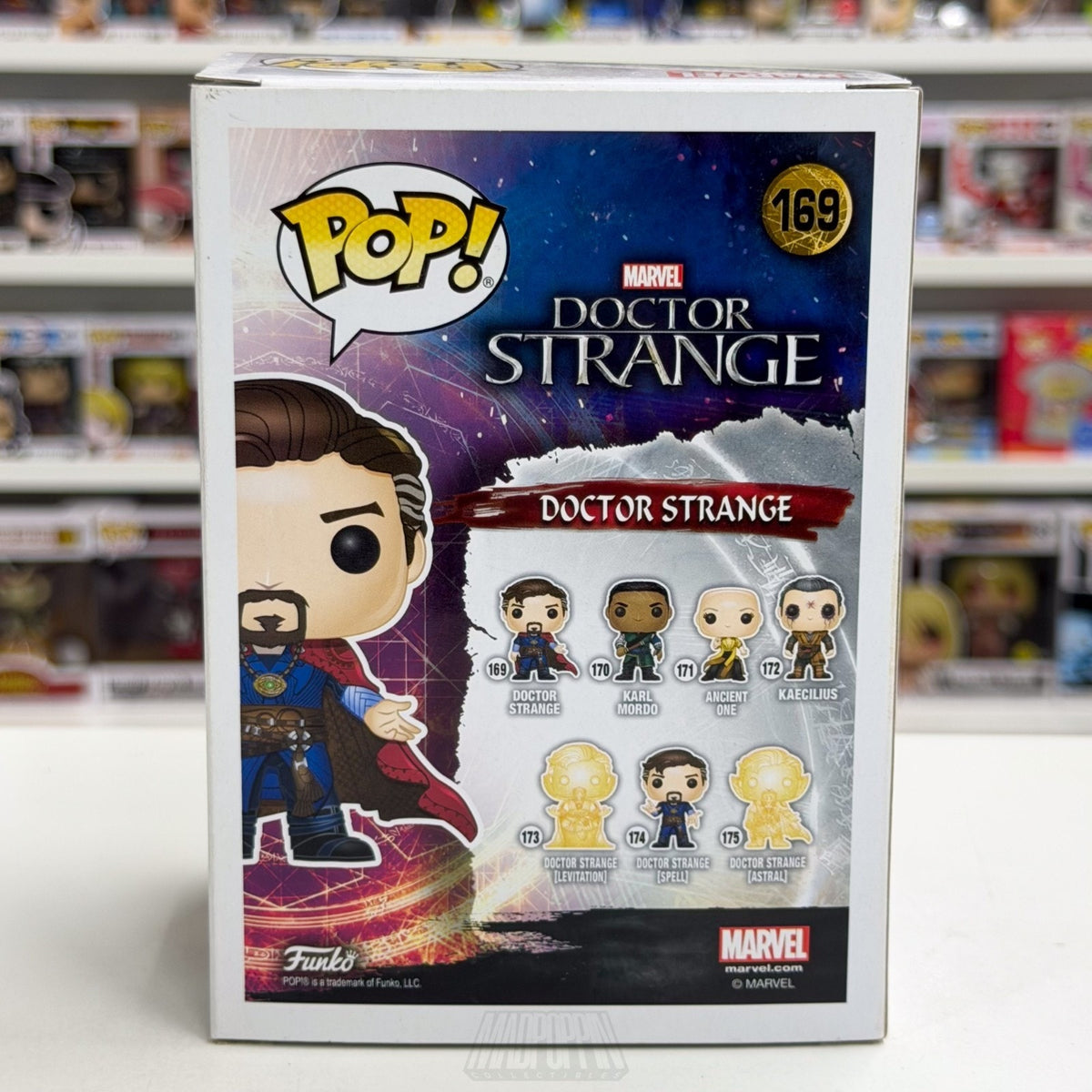Funko Pop Marvel Doctor Strange 169 Magic Arts Sorcerer Supreme Toy Vinyl Figure