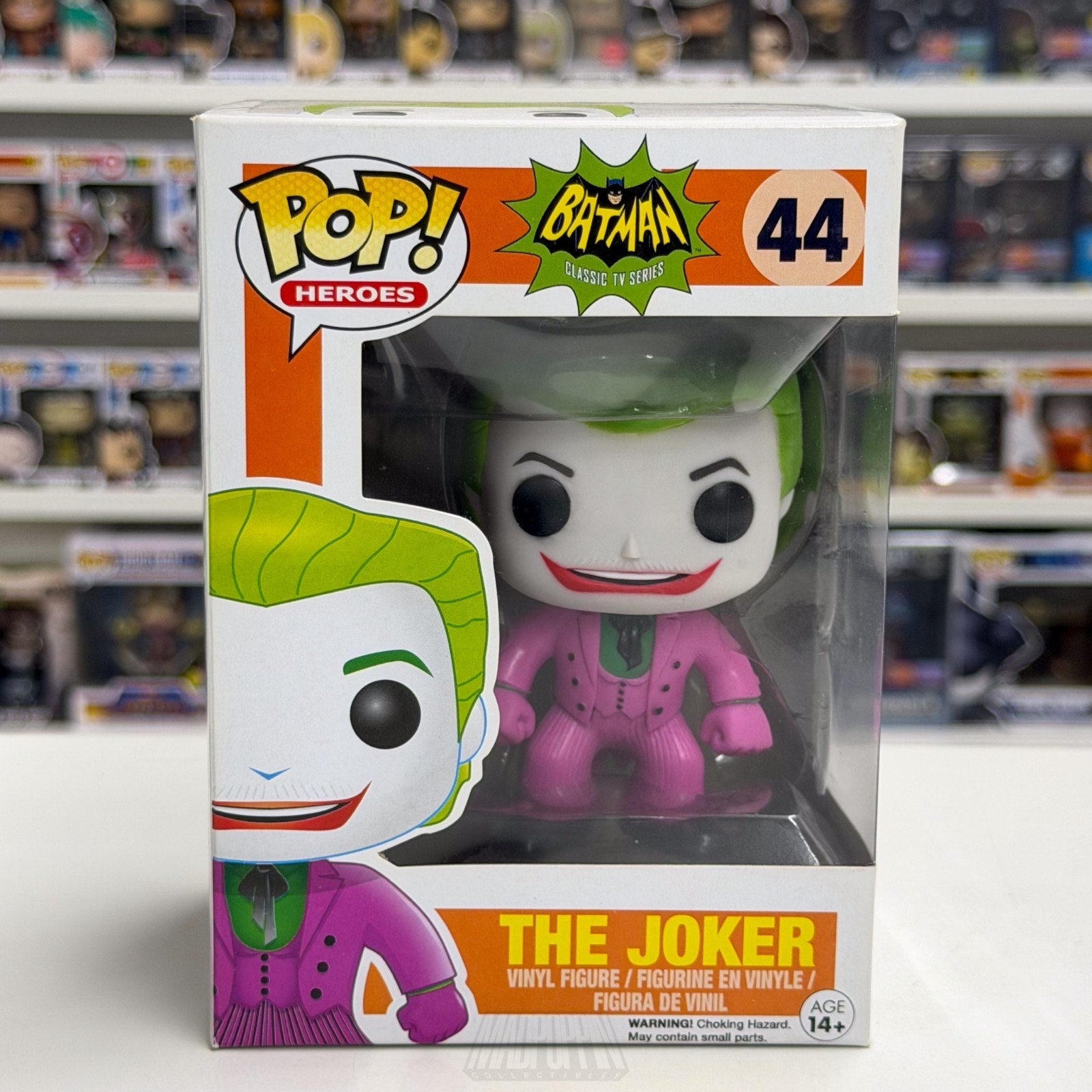 Funko Pop DC Heroes Batman Classic TV Series Joker 44 Clown Prince Vinyl Figure