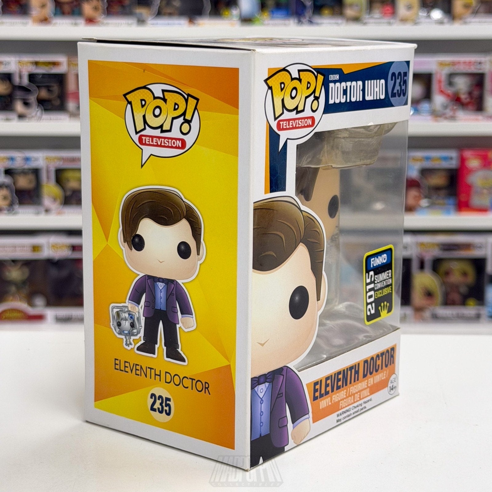 Funko Pop TV BBC Doctor Who Eleventh Doctor Cyberman Head SDCC 235 Vinyl Figure