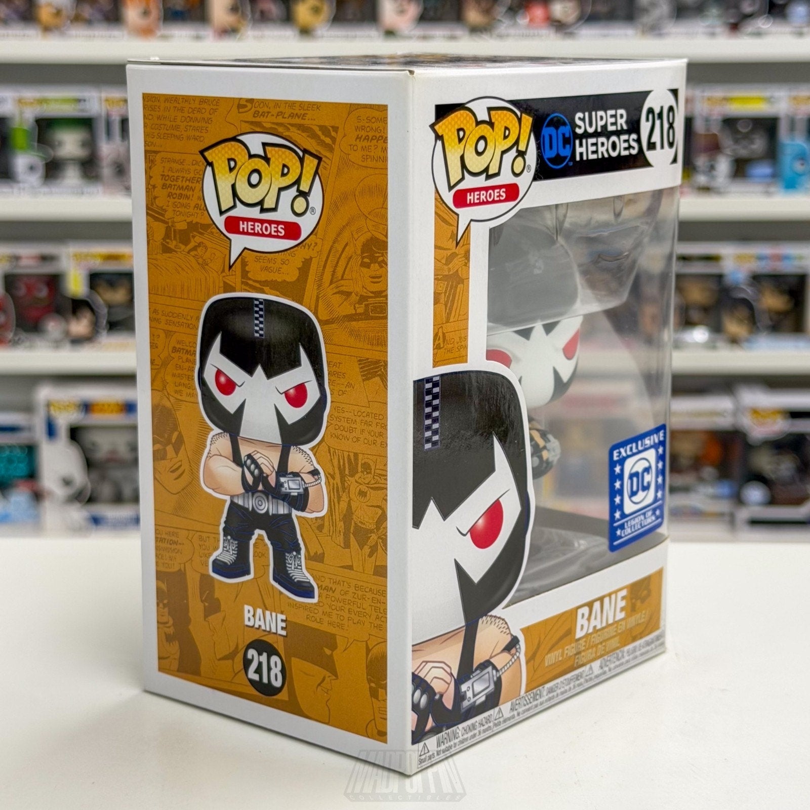 Funko Pop DC Super Heroes Bane Legion of Collectors 218 Villains Vinyl Figure