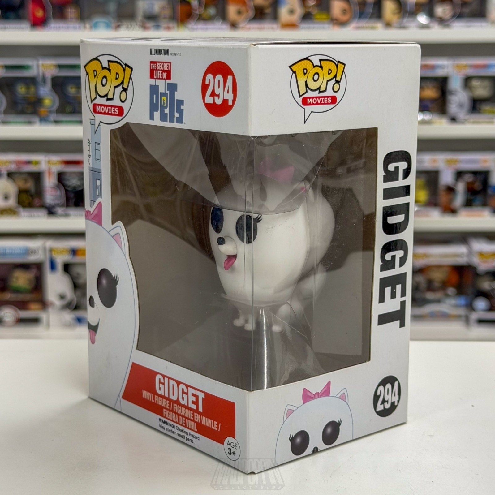 Funko Pop Movies Secret Life of Pets Gidget 294 Animated Comedy Vinyl Figure