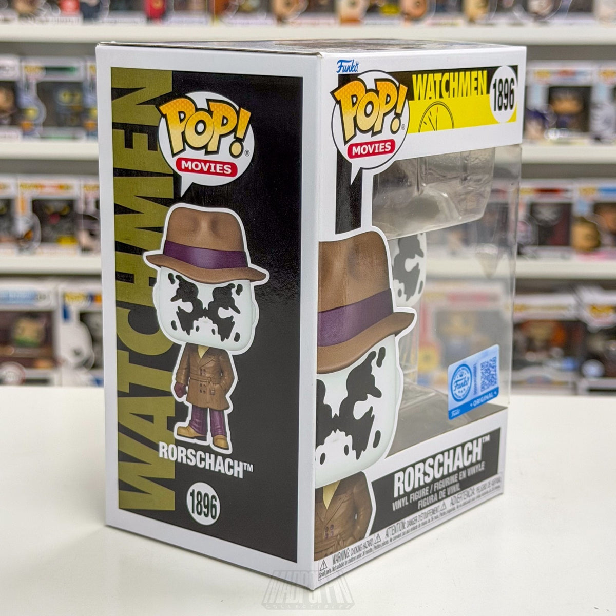 Funko Pop DC Comics Movies Watchmen Rorschach Exclusive 1896 Toy Vinyl Figure
