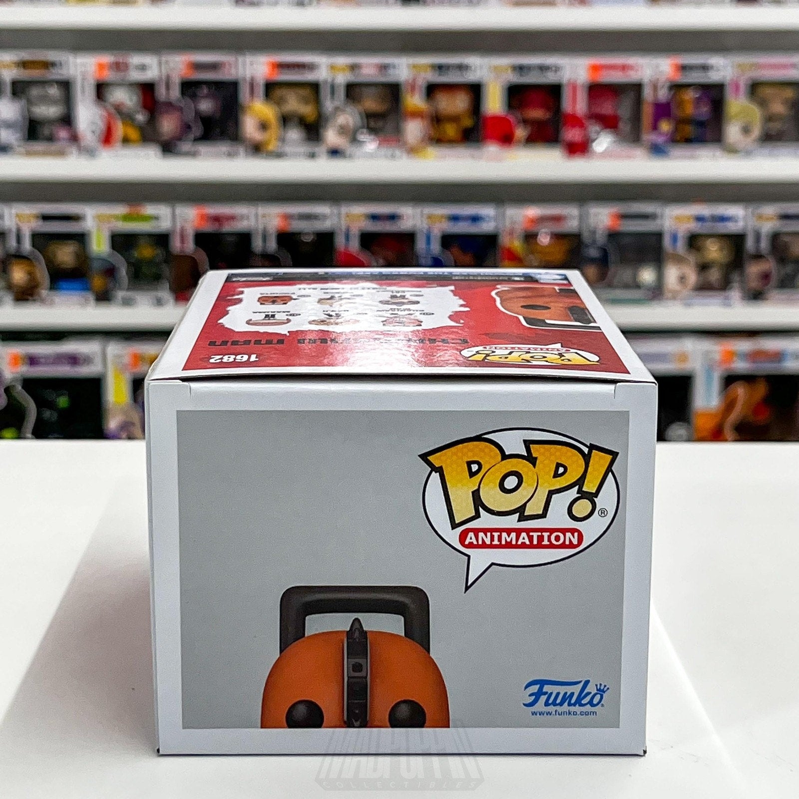 Funko Pop Anime Chainsaw Man Pochita 1682 Orange Dog Japanese Manga Vinyl Figure