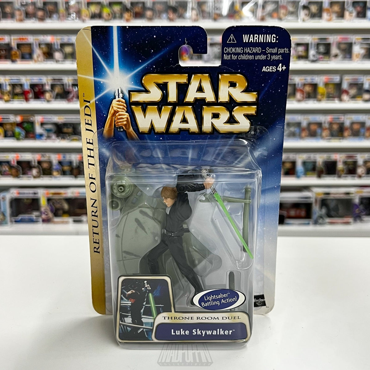 Hasbro Star Wars Luke Skywalker Throne Room Duel ROTJ Action Figure 2003 Figure