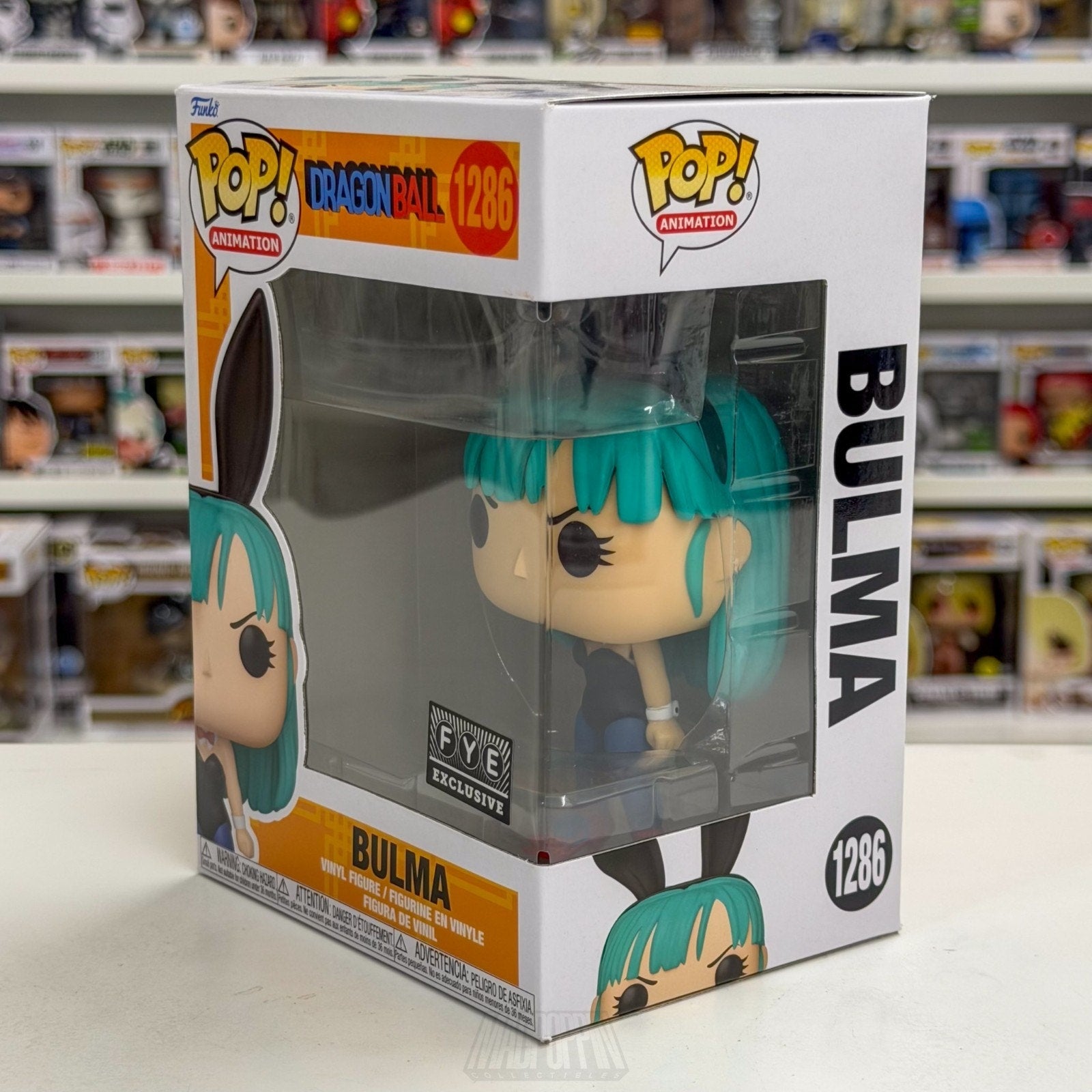 Funko Pop Anime Dragon Ball Bulma Bunny FYE 1286 Japanese Manga Toy Vinyl Figure