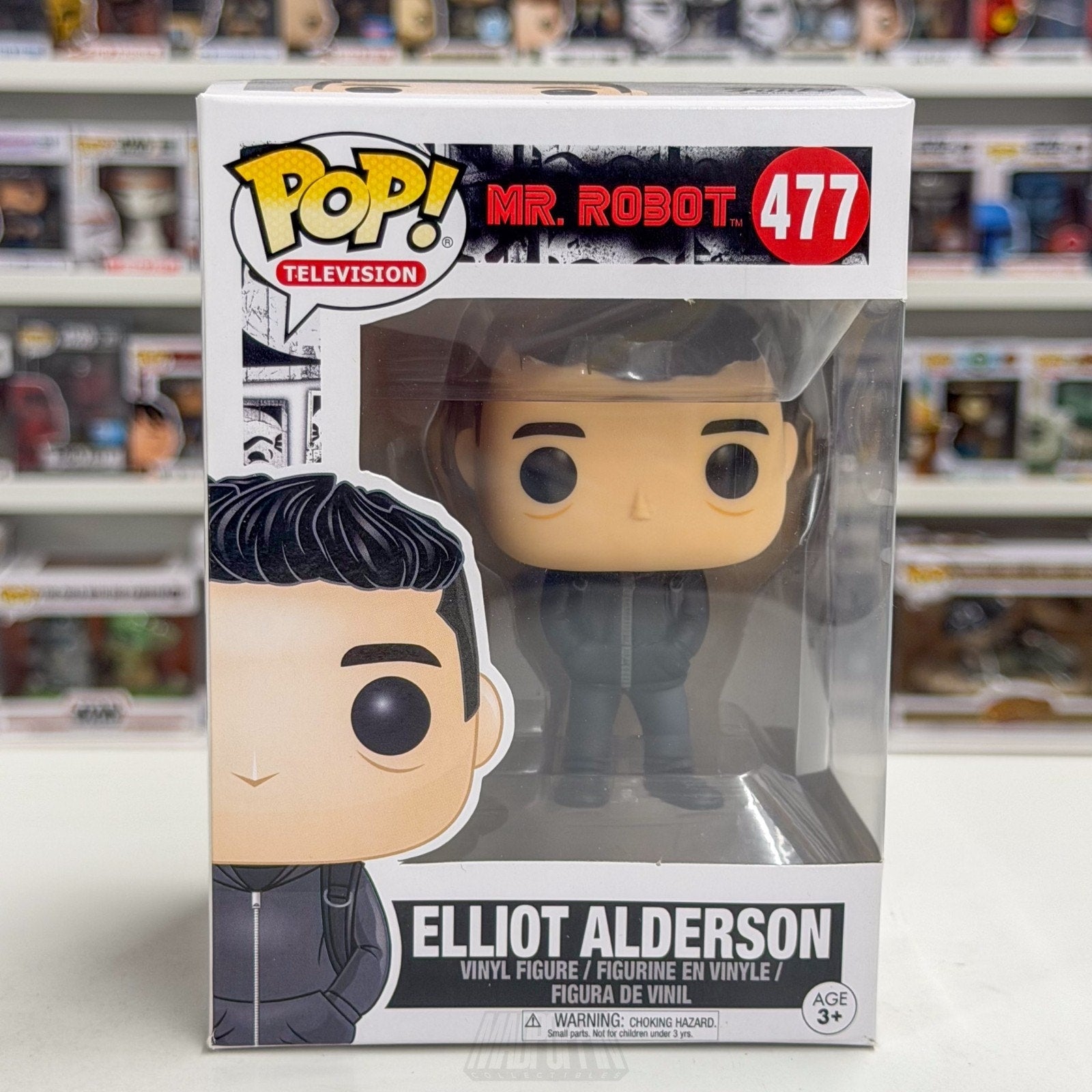 Funko Pop TV Mr Robot Elliot Alderson Cybersecurity Hacker Drama Vinyl Figure
